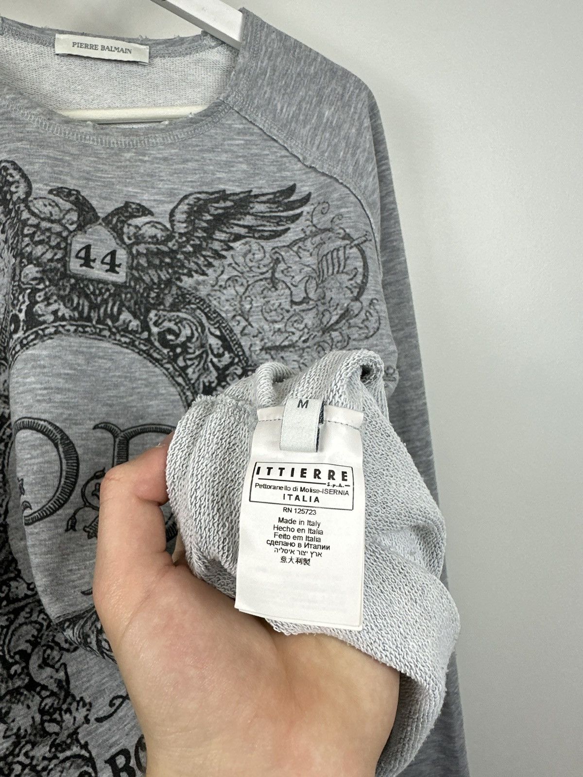 Pierre Balmain Vintage Pierre Balmain Designer Avant Garde Opium Sweatshirt Size US M / EU 48-50 / 2 - 12 Thumbnail