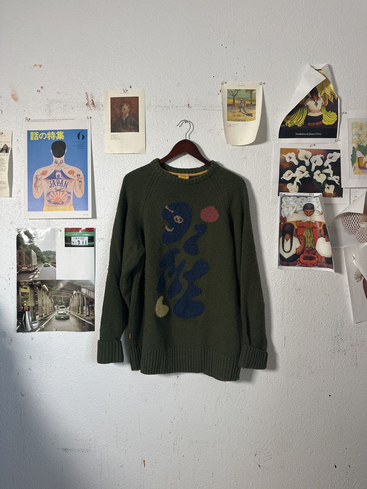 image of Dime Green Sweater, Men's (Size Medium)
