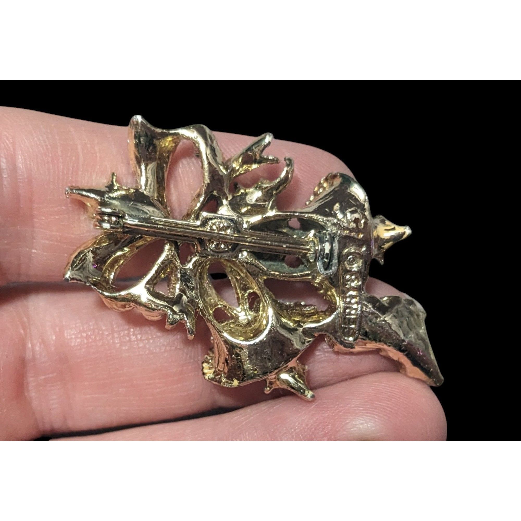 Other Gerry's Vintage Holiday Bell And Holly Brooch Size ONE SIZE - 3 Thumbnail