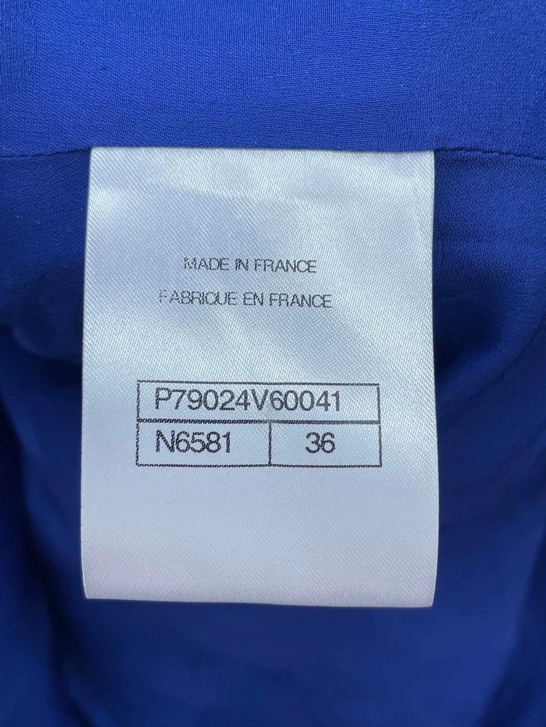 Chanel Blue Check Tweed Jacket from Chanel -2505 Size XS / US 0-2 / IT 36-38 - 6 Thumbnail