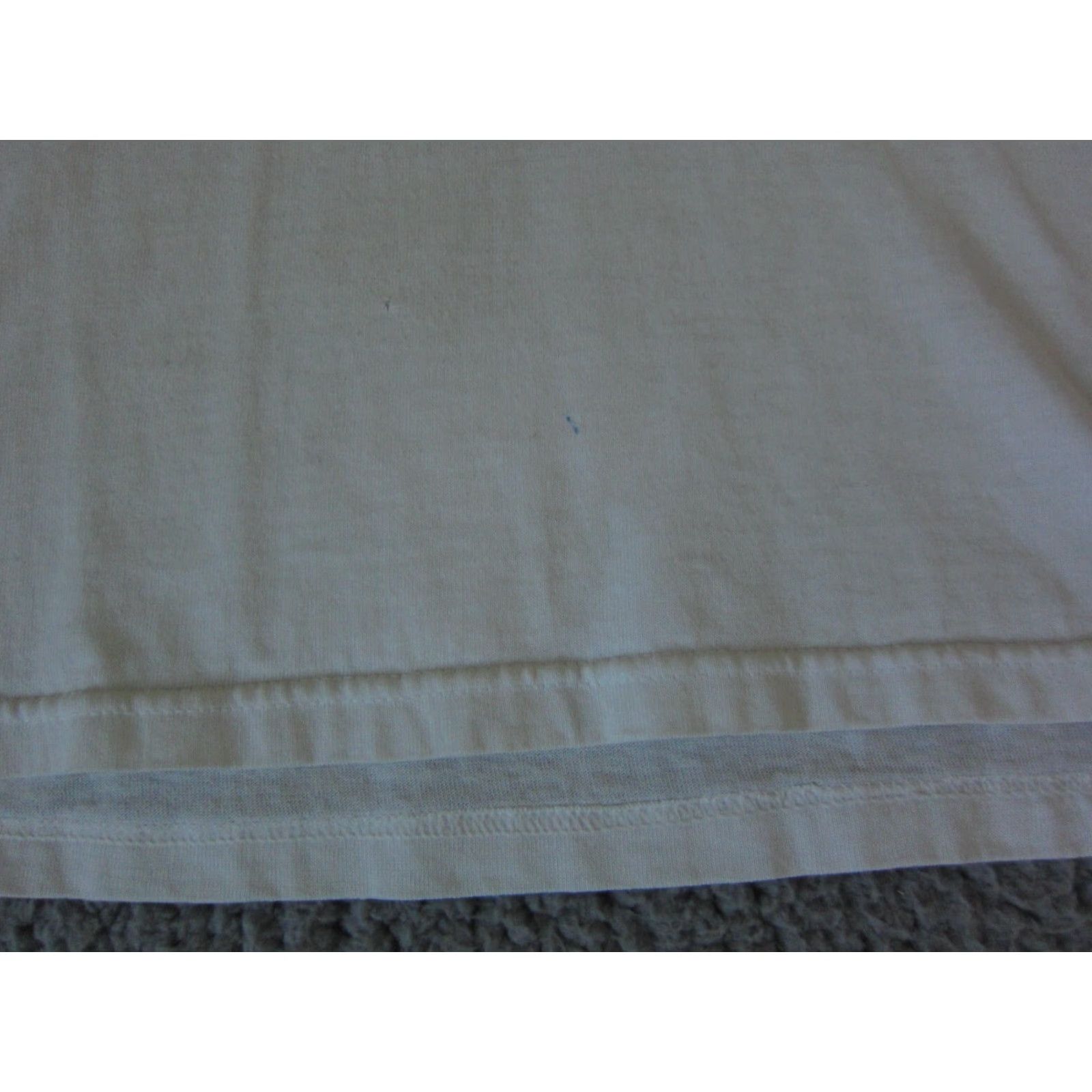 Fruit Of The Loom VINTAGE Pioneer Shirt Mens XL White Fruit of the Loom 90s T-Shirt US 70s 80s 90s Punk Rock Cat School Classic USA Size US XL / EU 56 / 4 - 5 Thumbnail