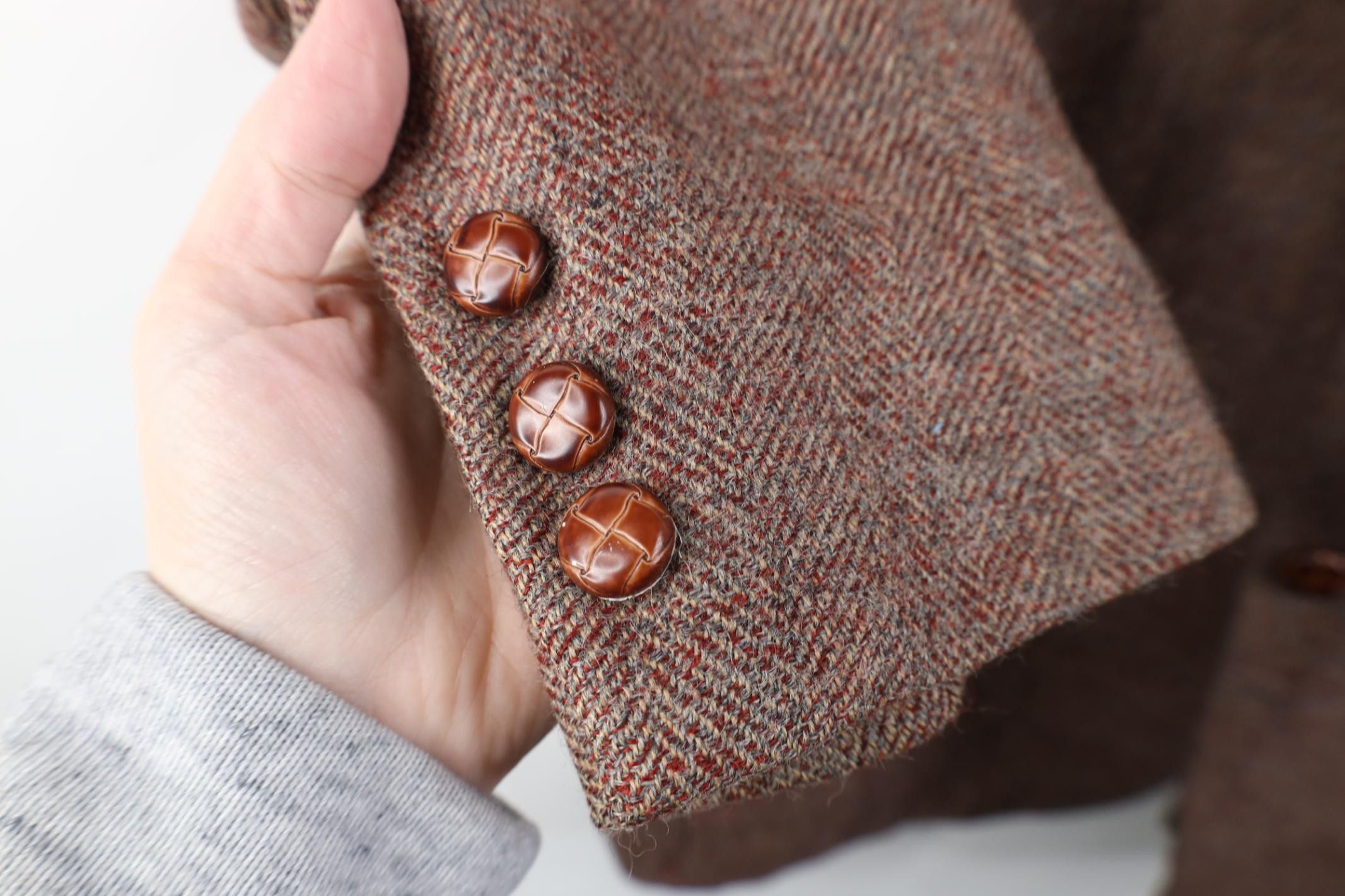 Vintage Vintage 70s Streetwear Tweed Suit Coat Blazer Jacket USA Size US XL / EU 56 / 4 - 5 Thumbnail
