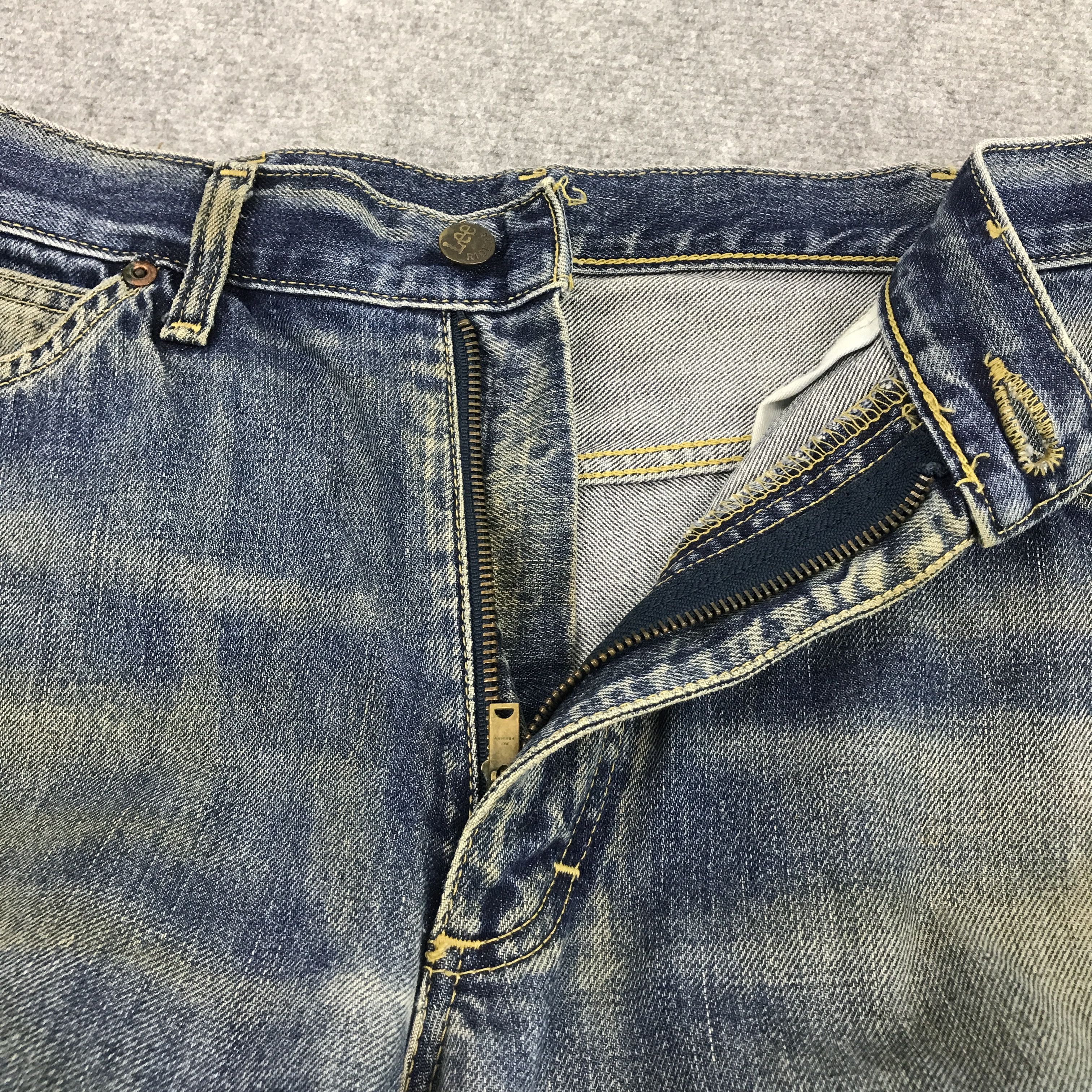 Lee DENIM LEE RIDERS DISTRESSED DENIM PANTS Size US 34 / EU 50 - 11 Thumbnail