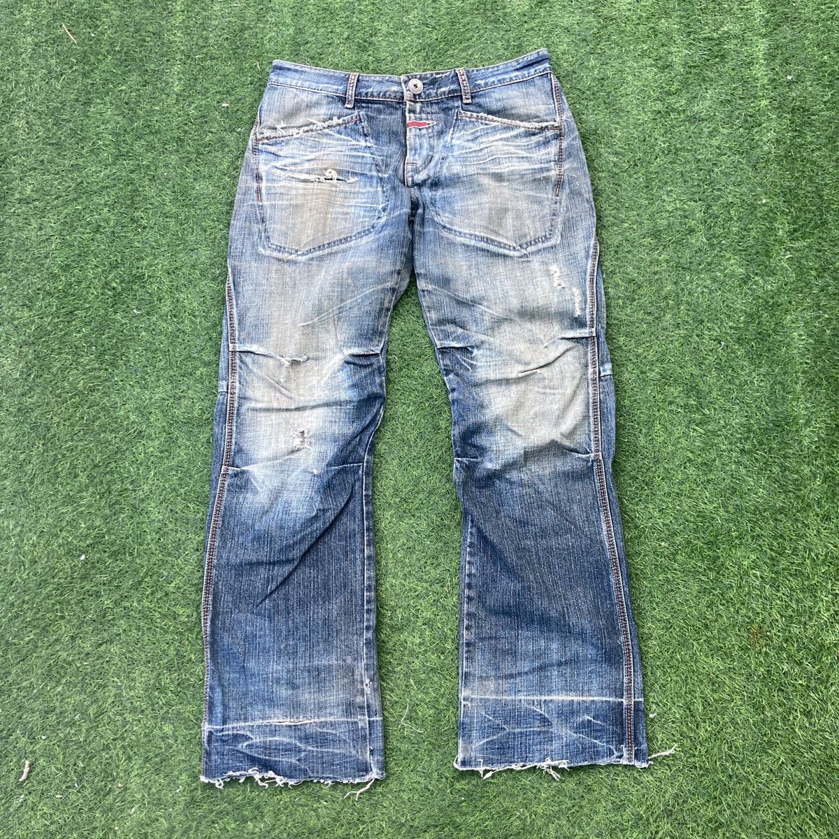 DISTRESSED MARITHE FRANCOIS GIRBAUD JEANS