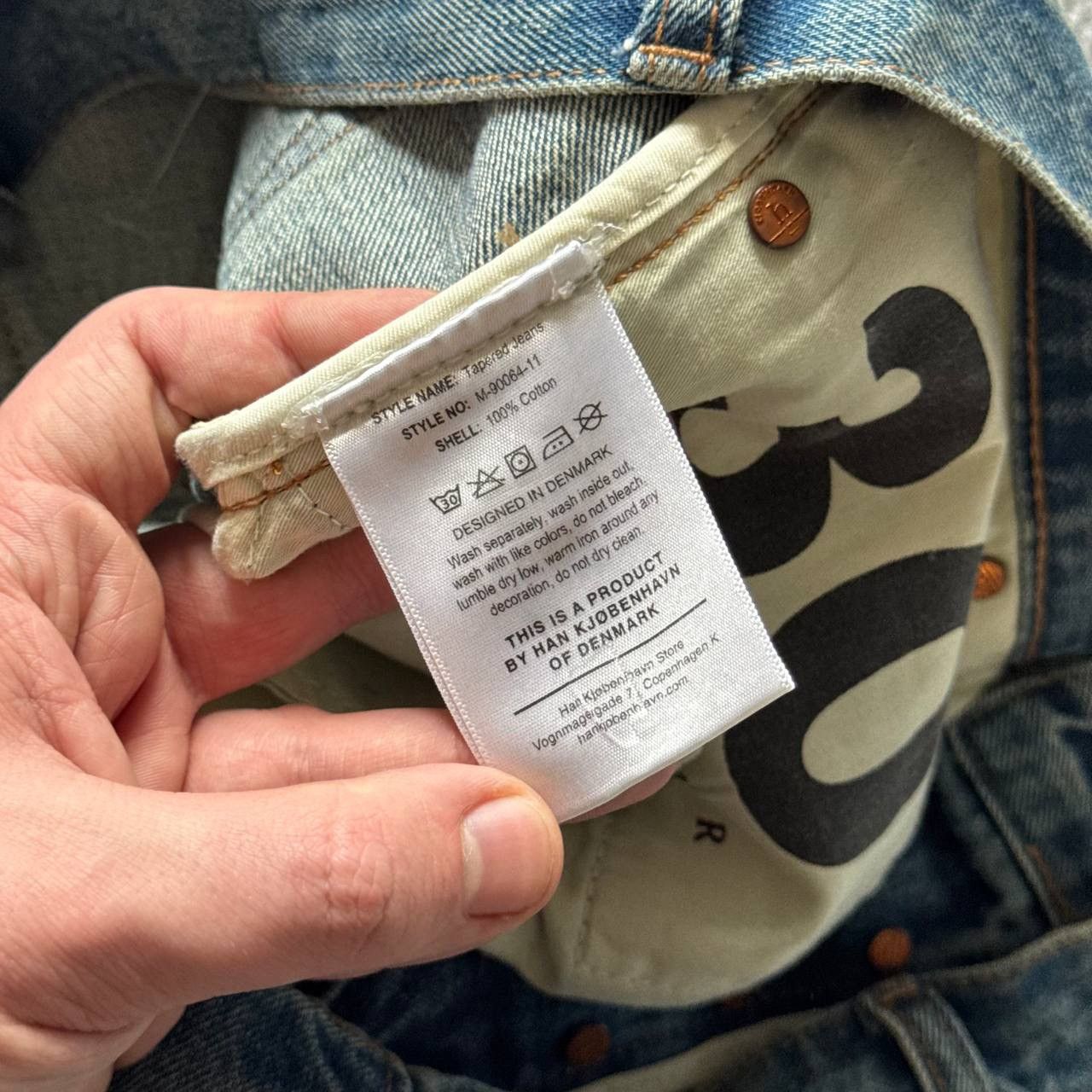 Han Kjobenhavn Japan Selvedge Tapered Selvage Denim Jeans
