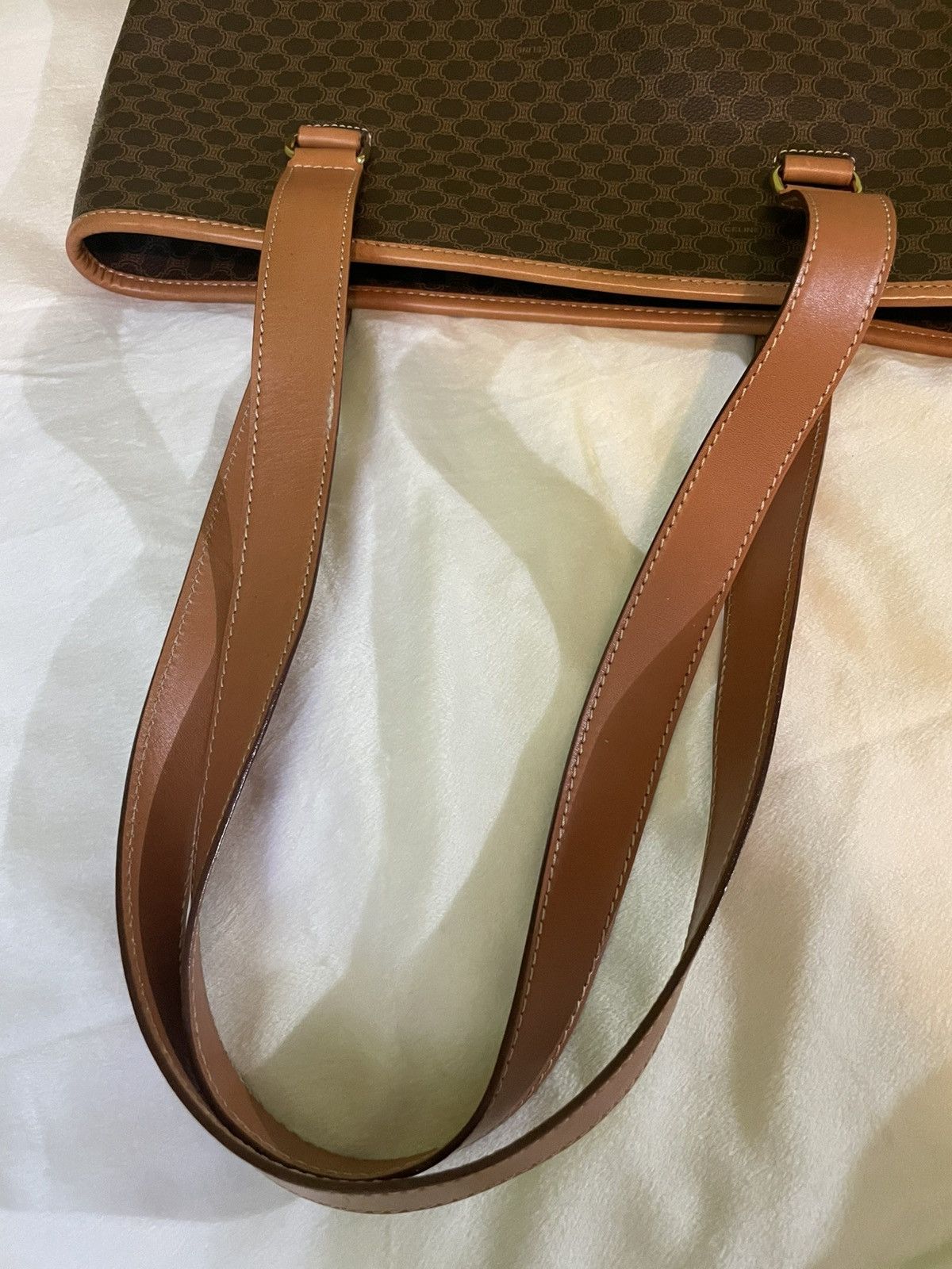 Celine Celine Brown Macadam Tote Bag Size ONE SIZE - 12 Thumbnail