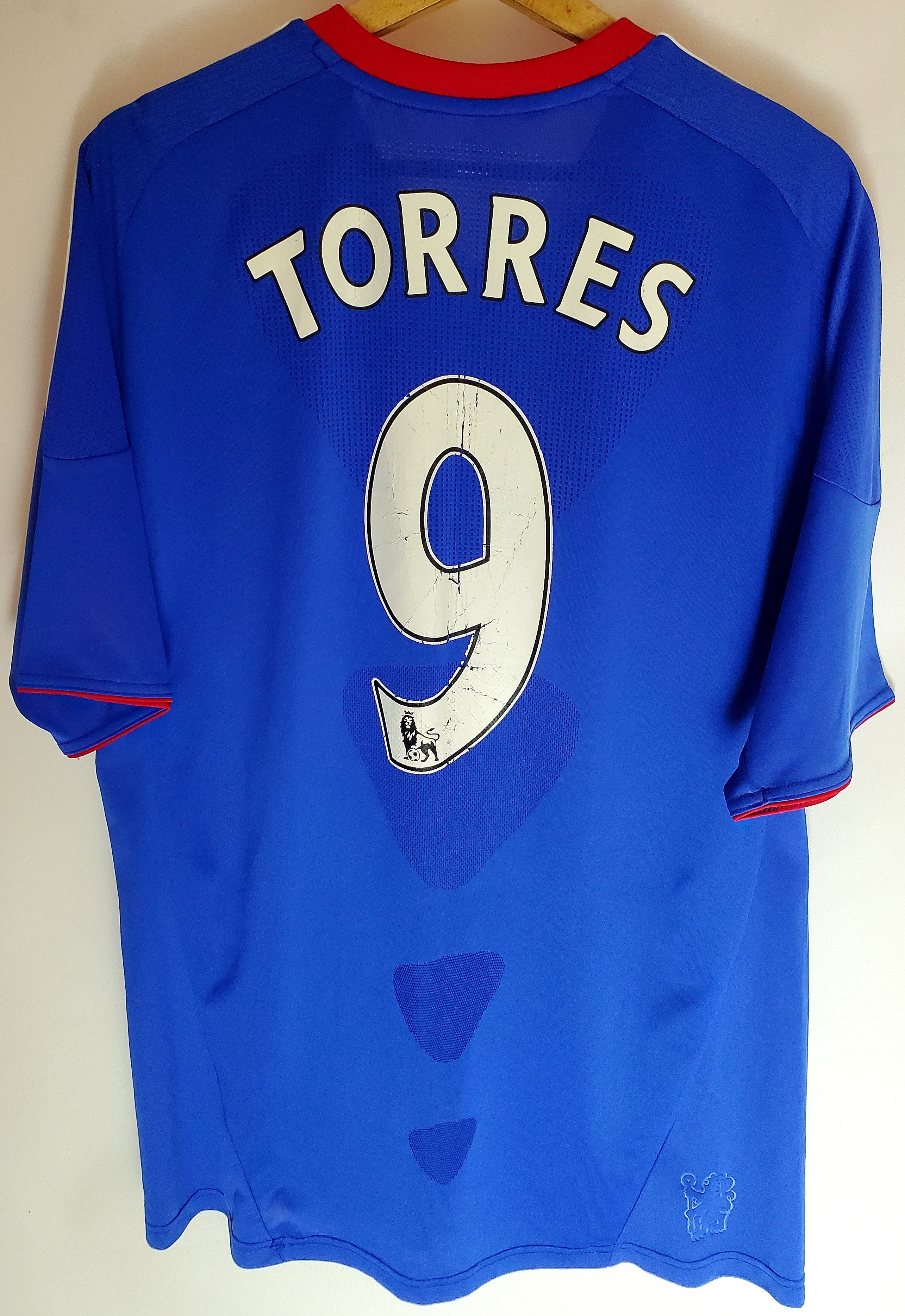Chelsea Soccer × Nike CHELSEA 2010 2011 HOME SHIRT SOCCER JERSEY #9 TORRES L Size US L / EU 52-54 / 3 - 5 Thumbnail