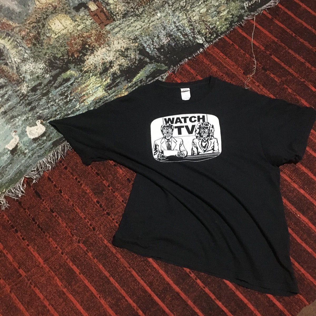 Vintage They Live (1988) Movie Promo Tee Size US XL / EU 56 / 4 - 1 Thumbnail