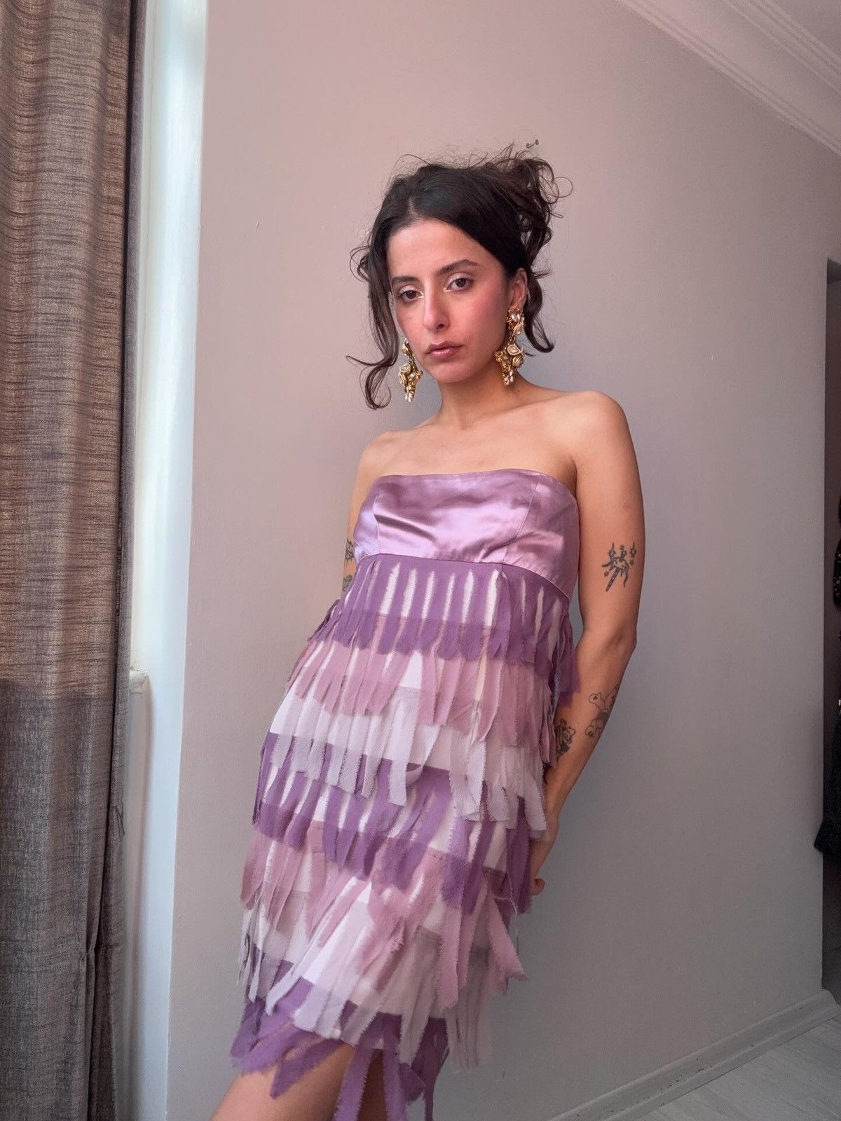 Vintage Silk dress Size M / US 6-8 / IT 42-44 - 1 Thumbnail