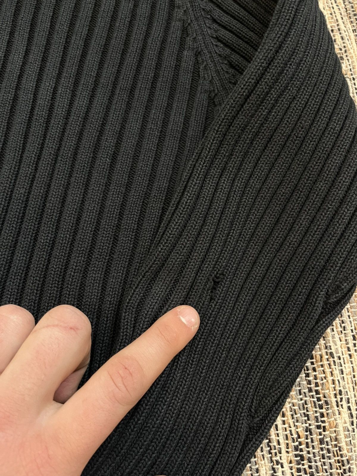 Vintage Vintage Avantgarde Zip Sweater minimalistic Y2K distressed Size US XL / EU 56 / 4 - 13 Thumbnail
