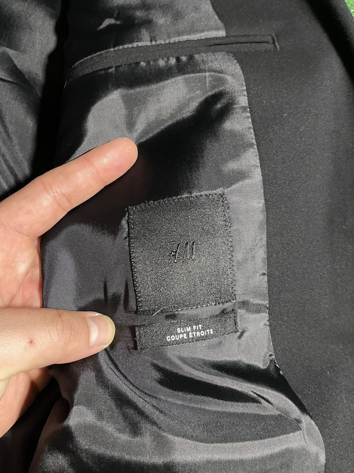 H&M H&M Black Blazer Size 44R - 3 Thumbnail