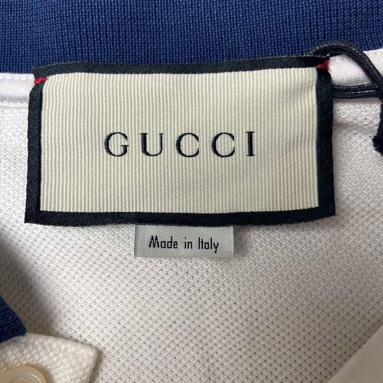 Gucci Gucci Interlocking Logo collar short-sleeved polo shirt Size US L / EU 52-54 / 3 - 3 Thumbnail