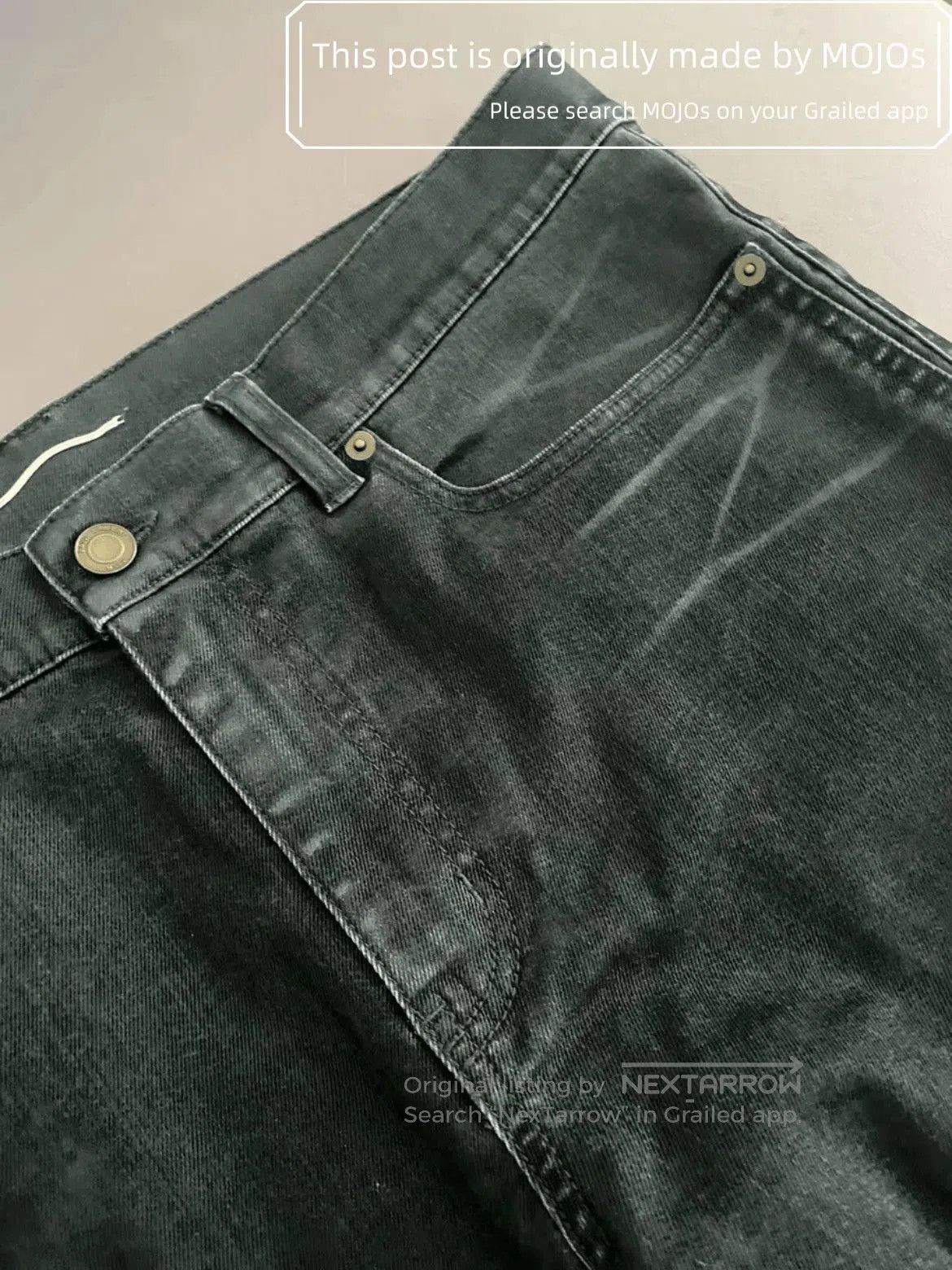 Saint Laurent Paris Sz 34 Saint Laurent Paris 20AW Washed Fading D24 Denim mojo Size US 34 / EU 50 - 7 Thumbnail
