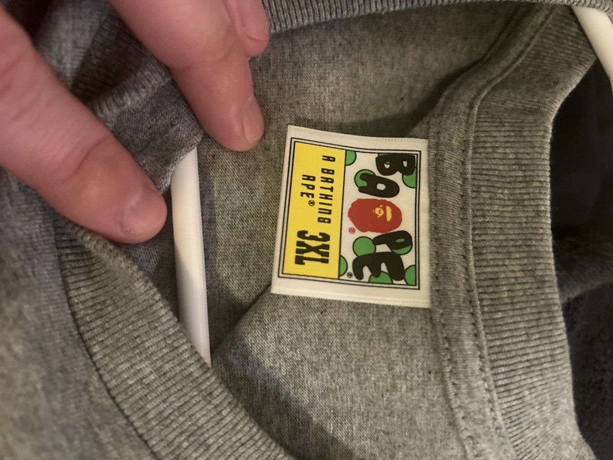 3xl zip up bape tee Menswear