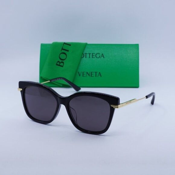 Bottega Veneta 🕶️ New Bottega Veneta BV1296SA 001 Sunglasses - Black Frame Size ONE SIZE - 10 Thumbnail