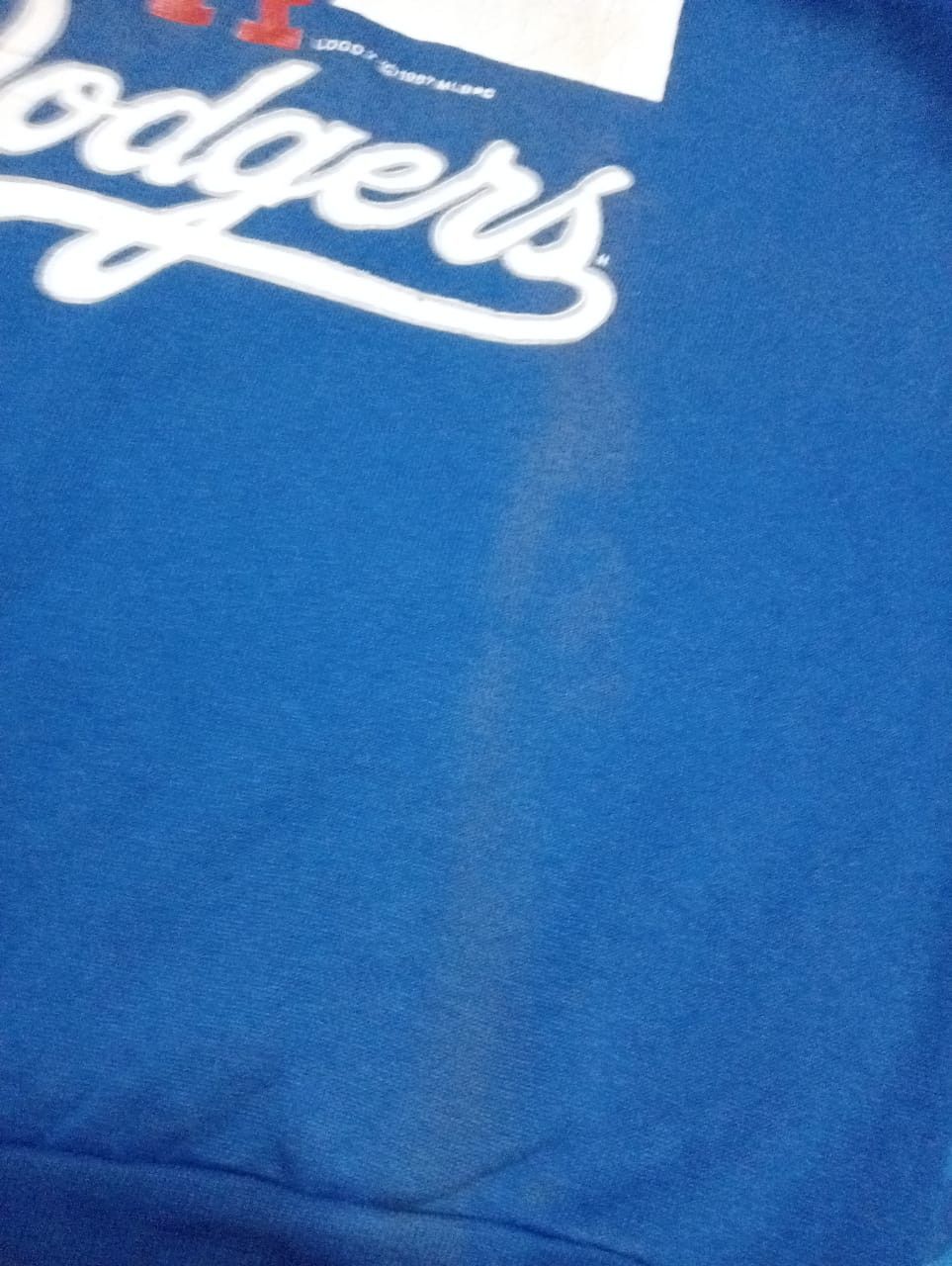 Logo 7 Vintage LA Dodgers Logo 7 MLB Sweatshirt Size US L / EU 52-54 / 3 - 3 Thumbnail