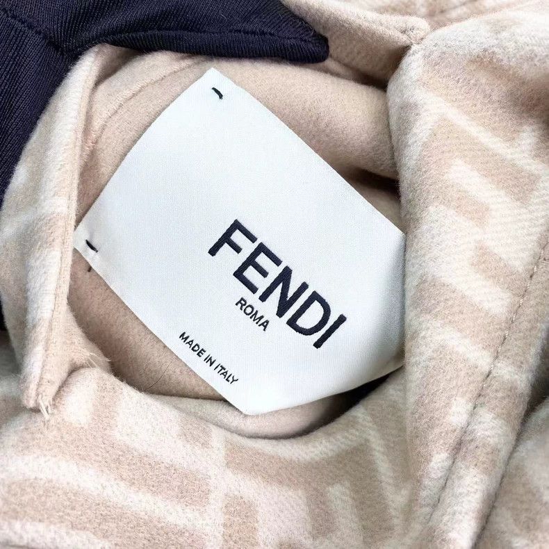 Fendi Fendi size 36 Milk tea colour old flower full print doubl Size US XXS / EU 40 - 6 Thumbnail