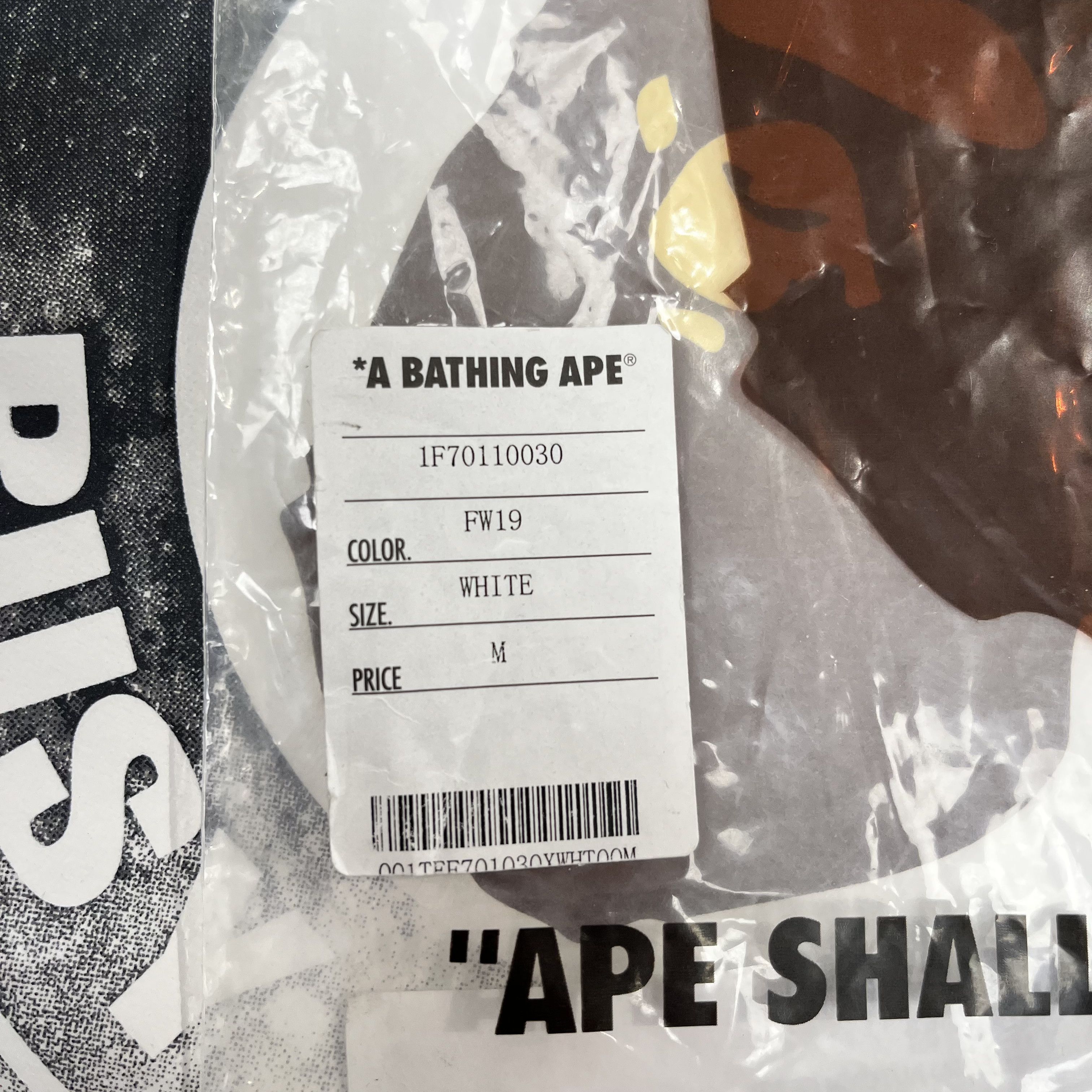 Bape Bape ABC Dot Reflective Busy Works Tee White Size US M / EU 48-50 / 2 - 14 Thumbnail
