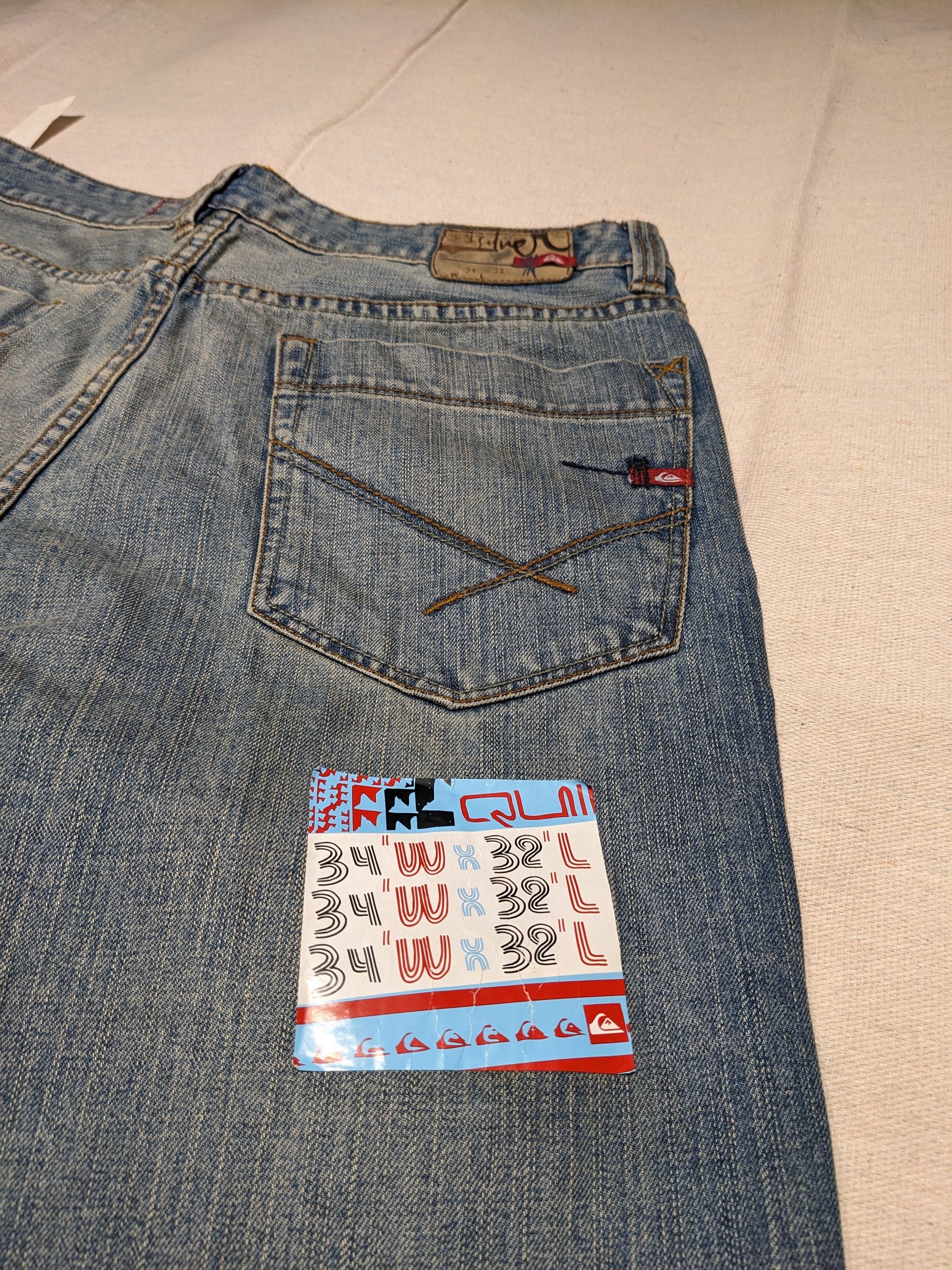 Quiksilver New old stock vintage Quiksilver loose fit jeans men's 34 32 Size US 34 / EU 50 - 5 Thumbnail