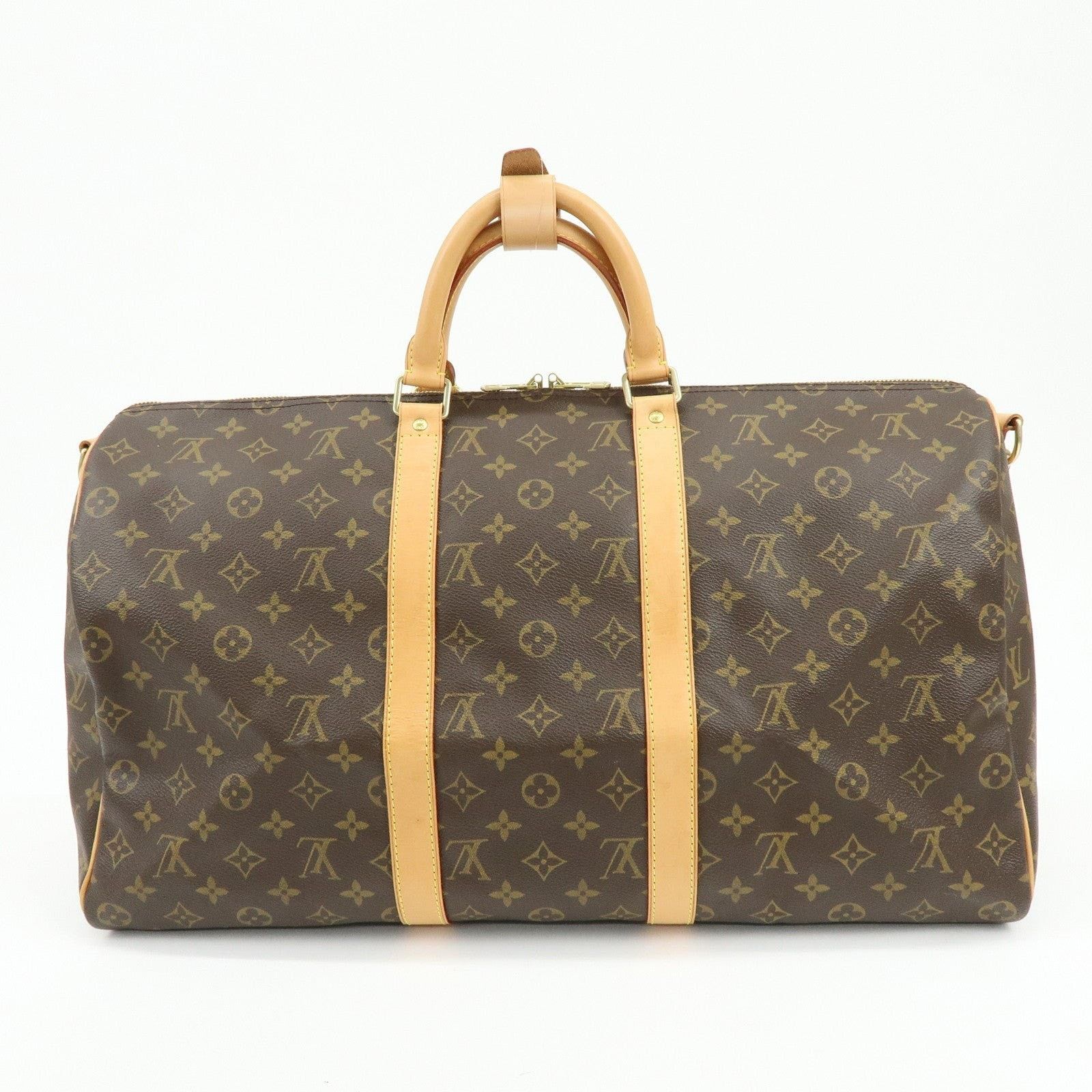 Louis Vuitton Louis Vuitton Monogram Keepall Bandouliere 50 Duffle Bag Size ONE SIZE - 2 Thumbnail