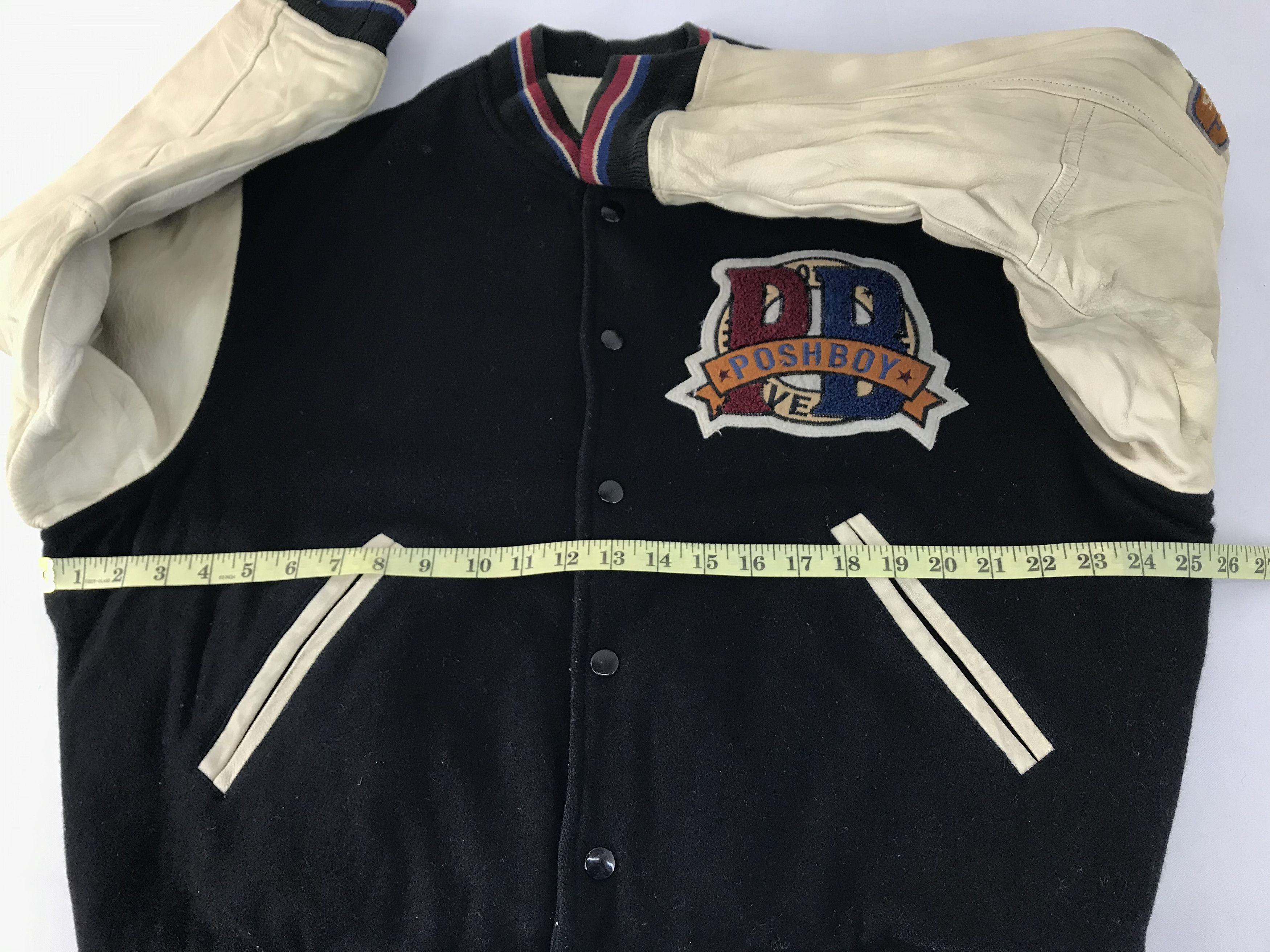 Genuine Leather Posh Boy Champs Varsity Jacket Leather Sleeve Padded Inner Size US M / EU 48-50 / 2 - 11 Thumbnail