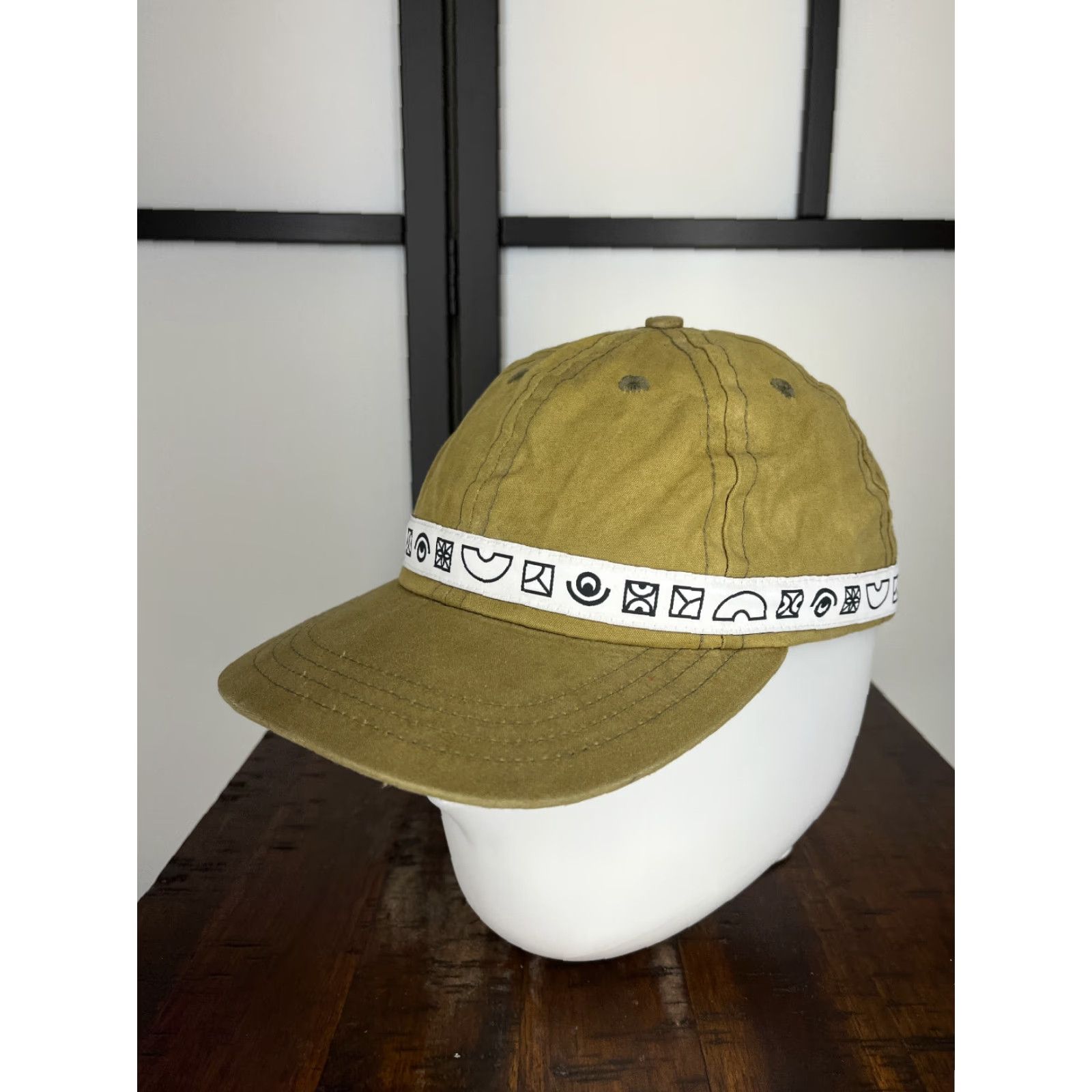 Vintage VINTAGE Last Heavy Hat Cap Strap Back Adult One Size Green Poly Made USA Size ONE SIZE - 4 Thumbnail