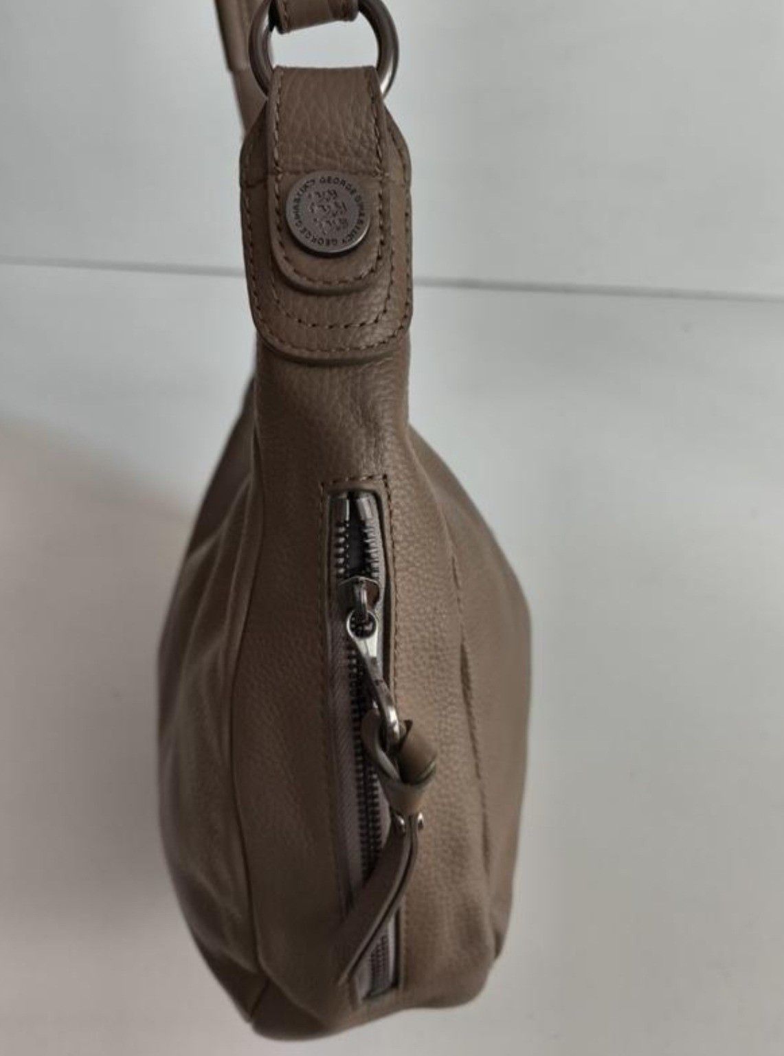 George Gina & Lucy George Gina Lucy GGL Women's Leather Brown Bag Half Moon Y2K Size ONE SIZE - 4 Thumbnail