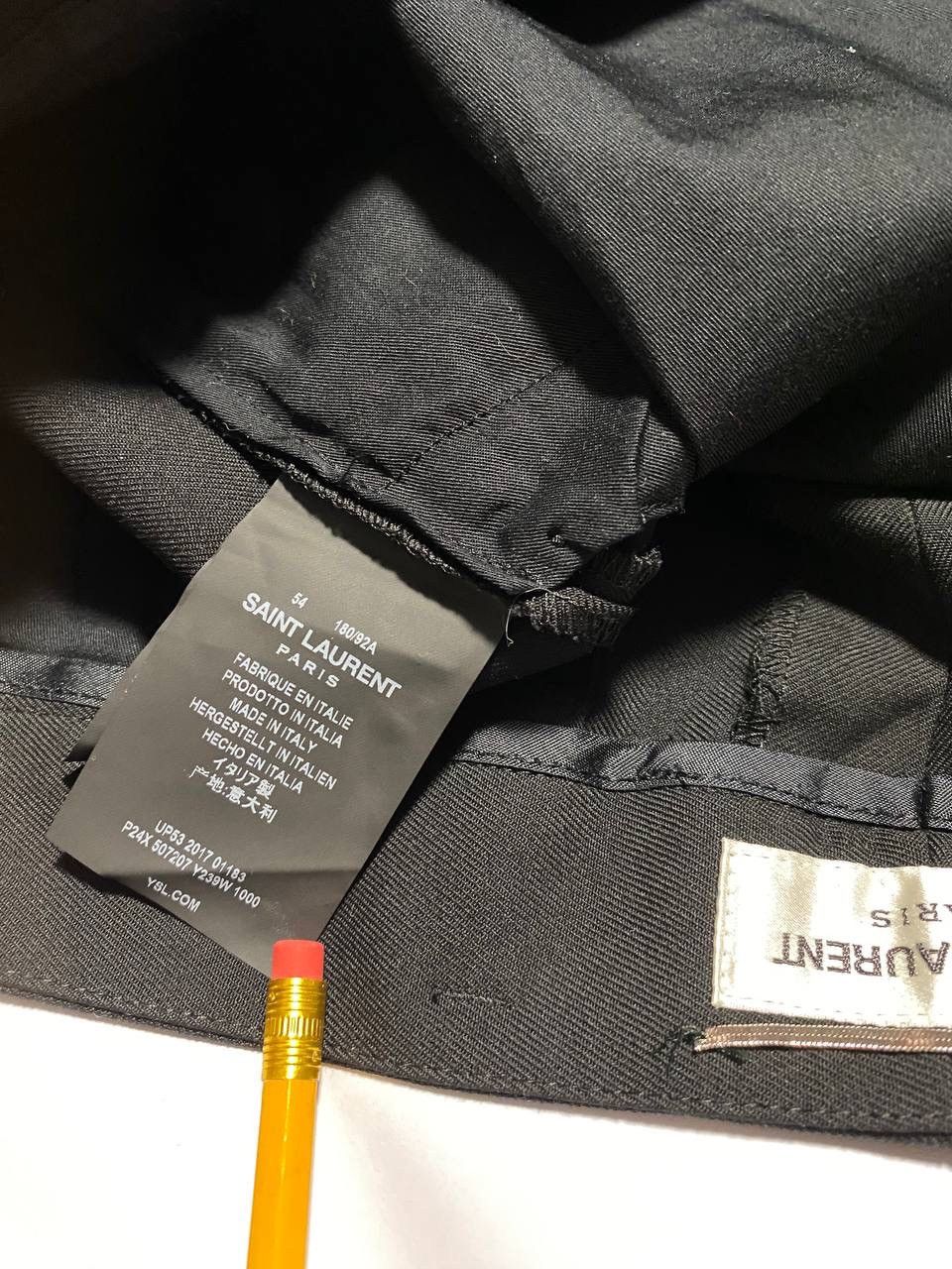 Saint Laurent Paris Saint Laurent Paris black dress pants Size 54R - 11 Thumbnail