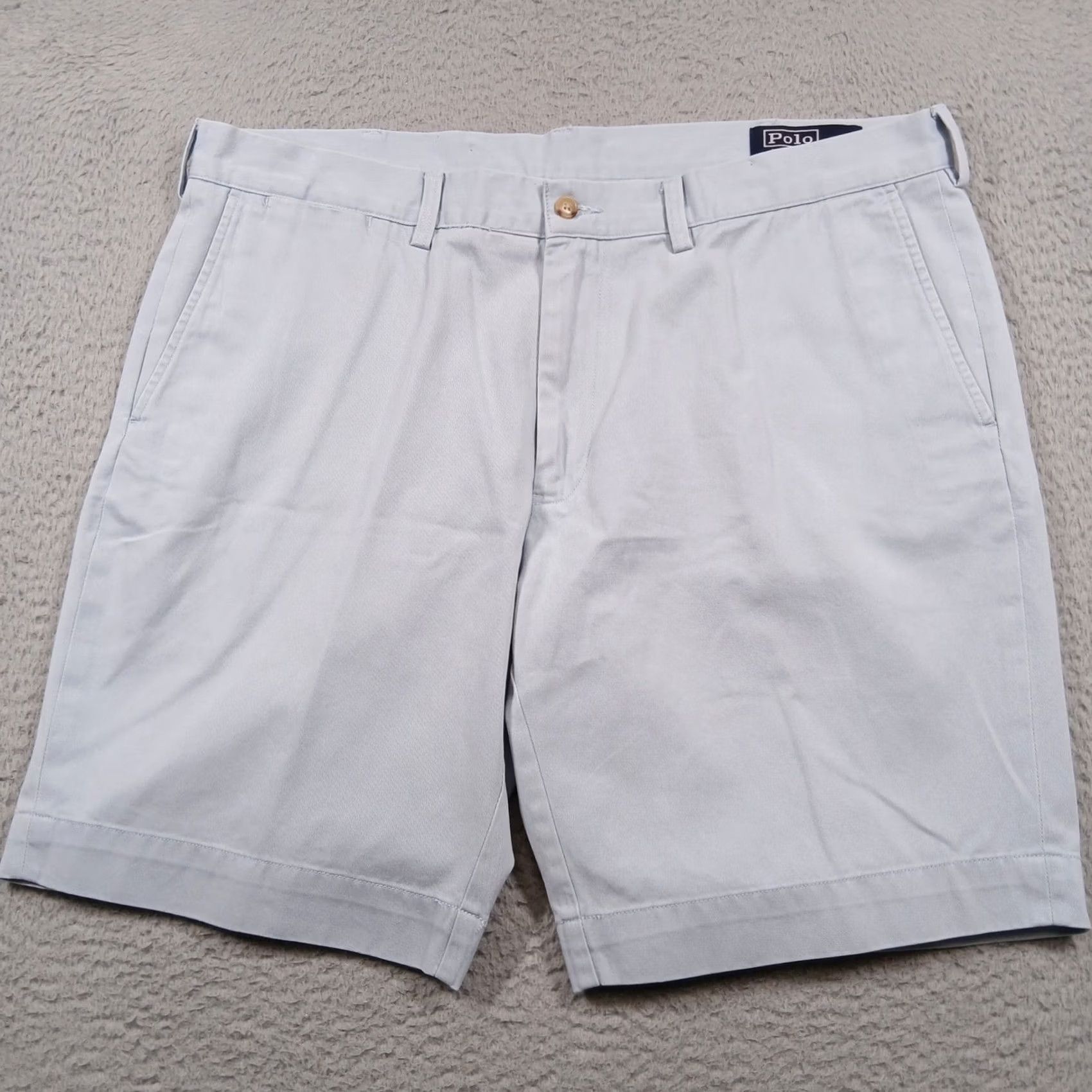 Polo Ralph Lauren Polo Ralph Lauren Classic Fit 9" Chino Shorts Men 38 Light Blue EUC Size US M / EU 48-50 / 2 - 2 Thumbnail