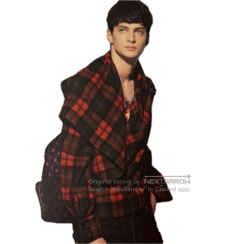 Vivienne Westwood Vivienne Westwood Plaid Asymmetrical Wool Shirt Jacket Size US M / EU 48-50 / 2 - 9 Thumbnail