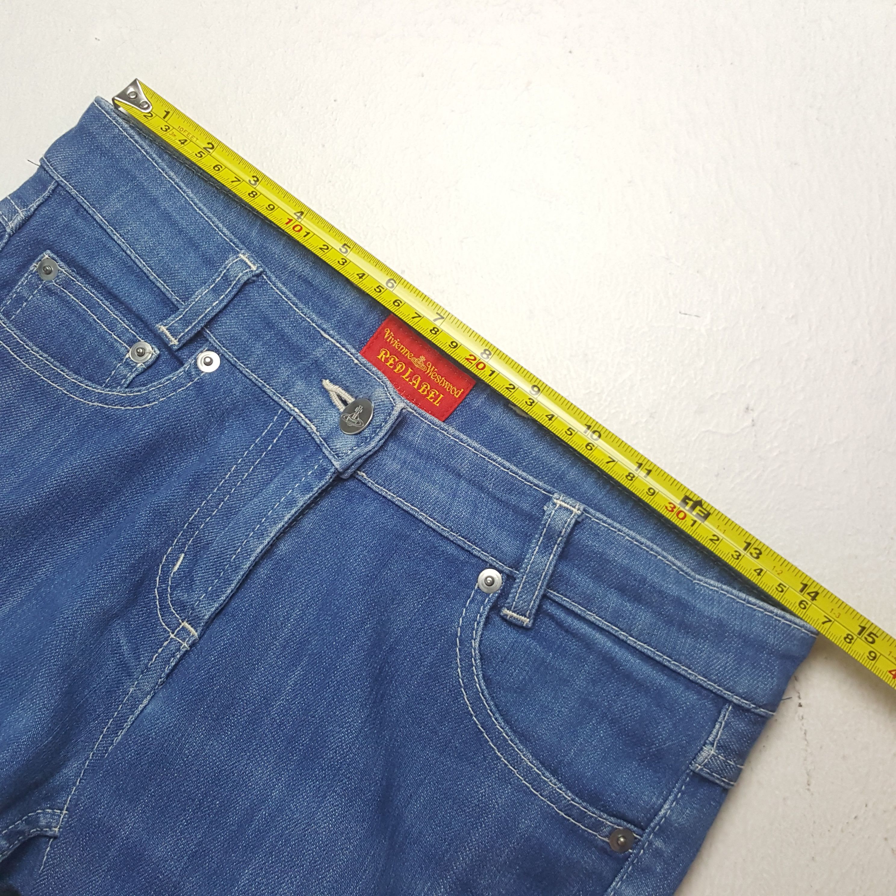 Vivienne Westwood Vintage Vivienne Westwood Red Label Denim Jeans C297N5 Size 29" - 10 Thumbnail