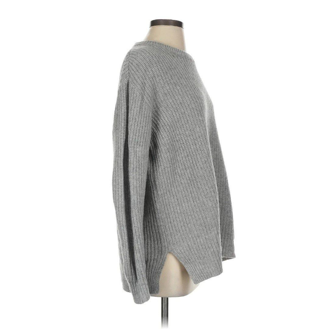 Other Bomshe Wool Sweater Lightweight Oversize Crew Neck Rib Knit Size S / US 4 / IT 40 - 4 Thumbnail