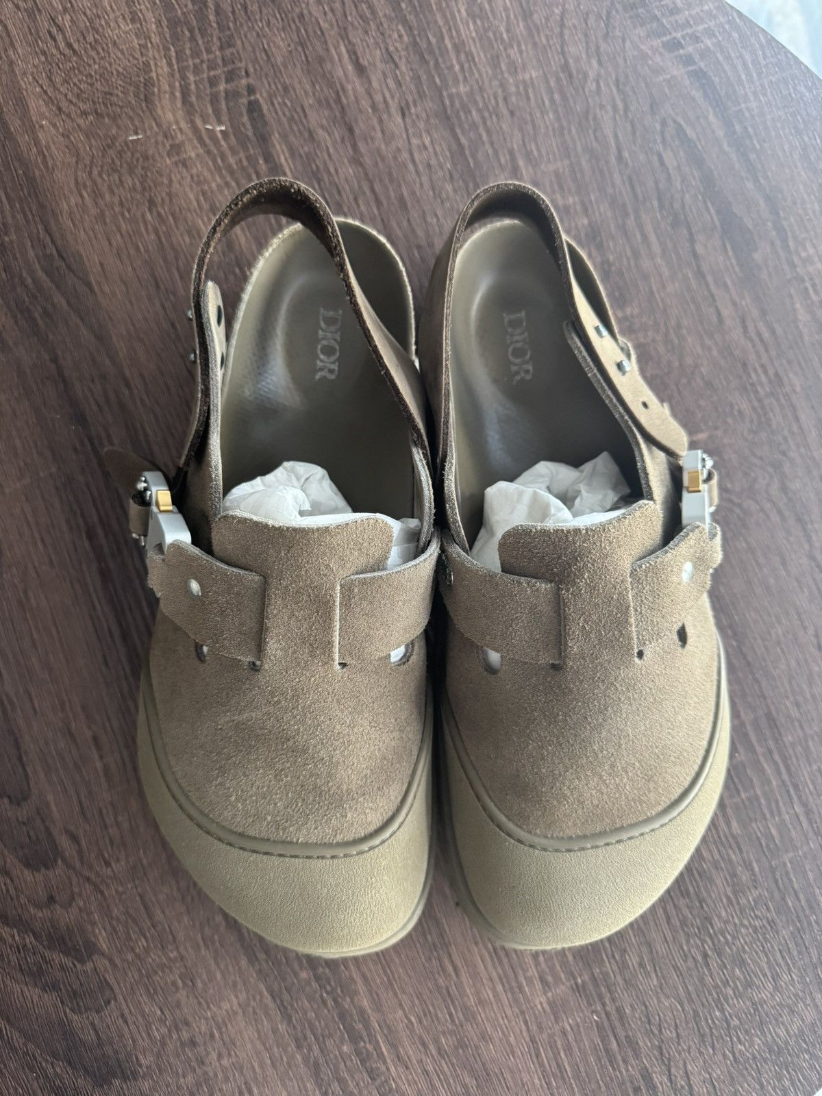Dior Dior X Birkenstock Tokio Mule Size US 7 / EU 40 - 2 Thumbnail