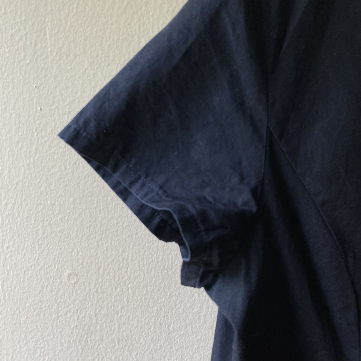 Paul Smith Paul Smith Navy Short Sleeve Button-Up Blouse Size M / US 6-8 / IT 42-44 - 10 Thumbnail