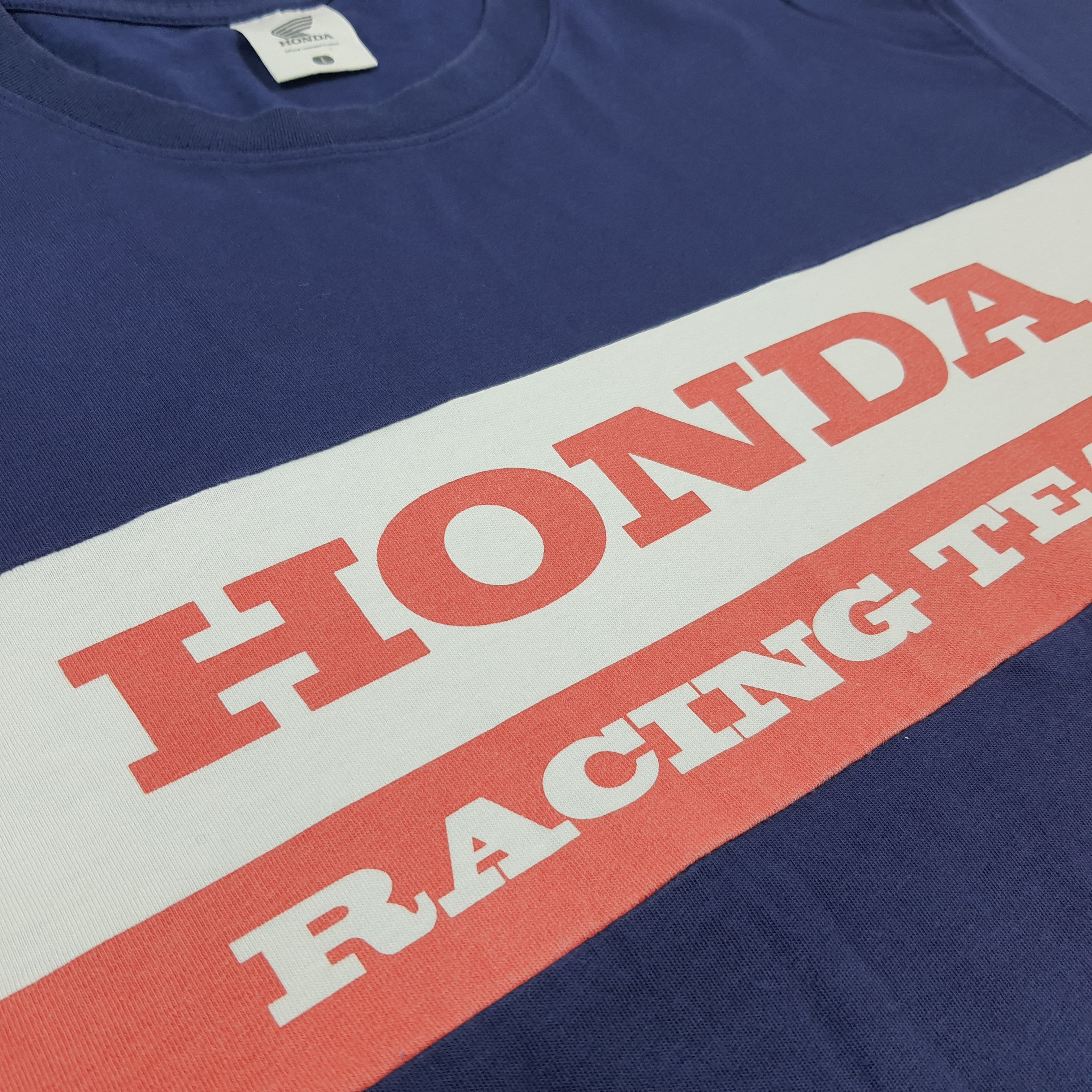 Honda Vintage HONDA Japan Motorsports Racing Team Tshirt C301N43 Size US L / EU 52-54 / 3 - 2 Thumbnail