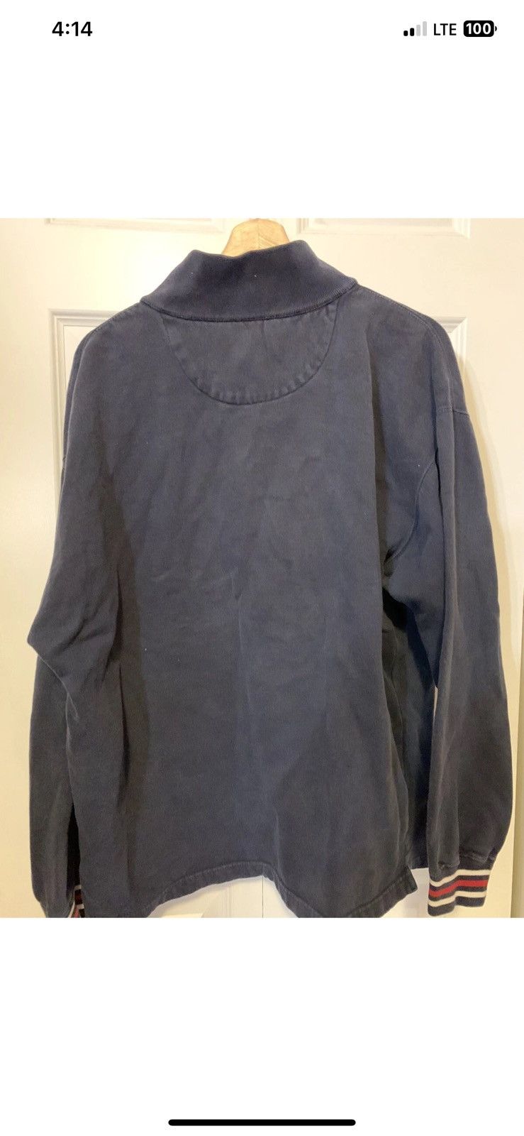 Chaps Ralph Lauren Chaps Ralph Lauren Mens Sz XL 1/4 Zip Blue Pullover Shirt Size US XL / EU 56 / 4 - 10 Thumbnail