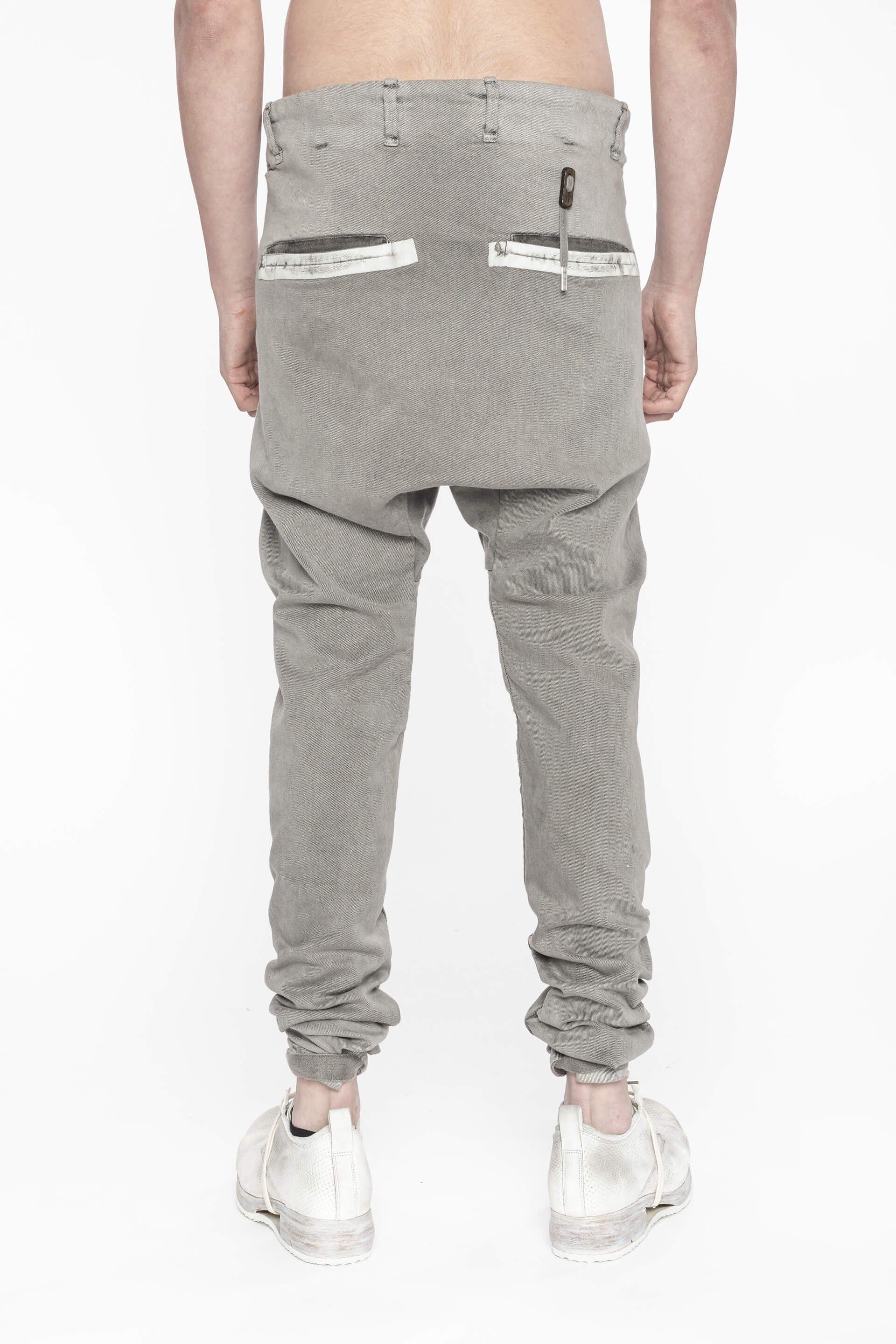 Boris Bidjan Saberi Boris P11 Carbon Grey Tapeseam Cotton Pant Size L Size US 34 / EU 50 - 16 Thumbnail