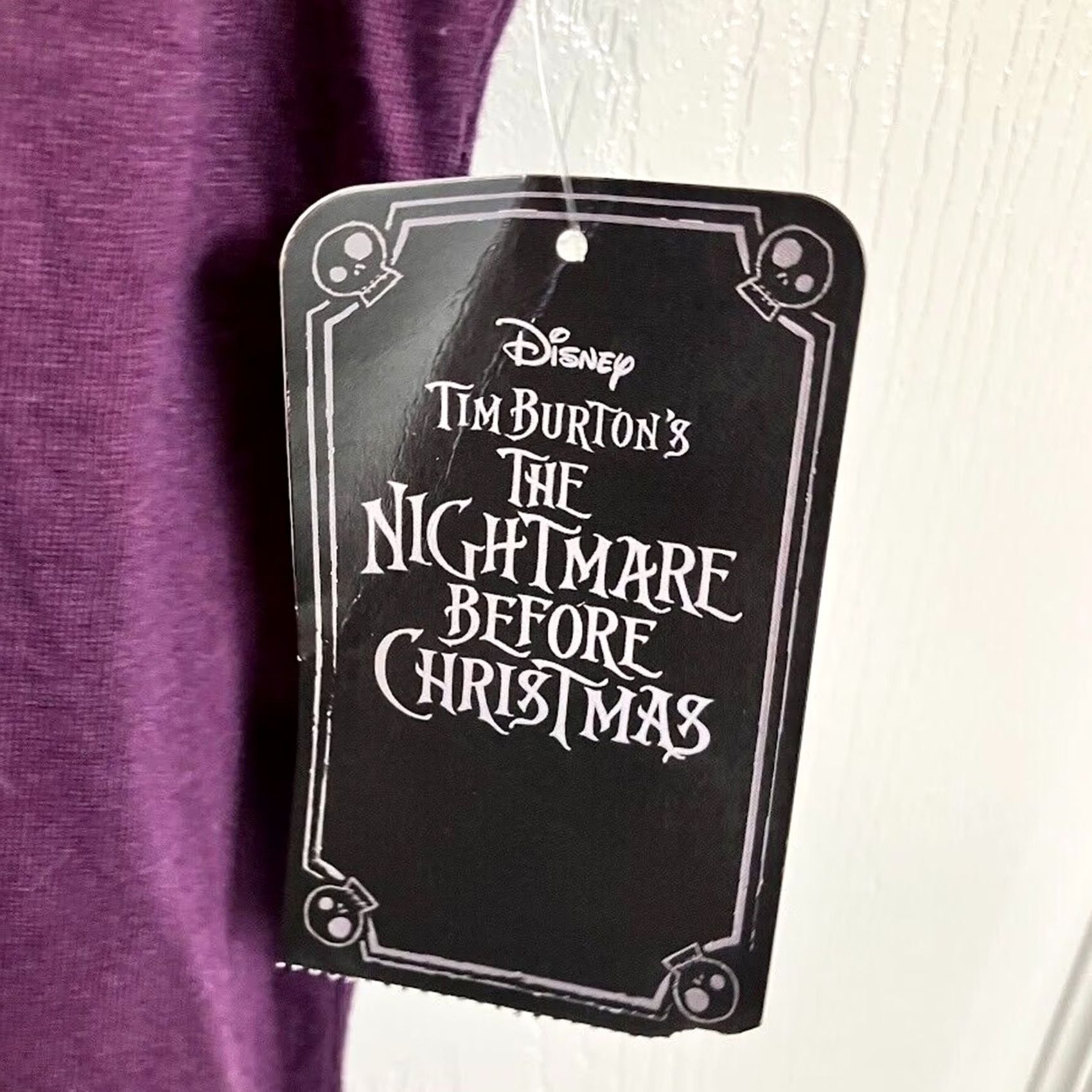 Disney VINTAGE Disney Nightmare Before Christmas Women's T Shirt XS Purple Size XS / US 0-2 / IT 36-38 - 6 Thumbnail