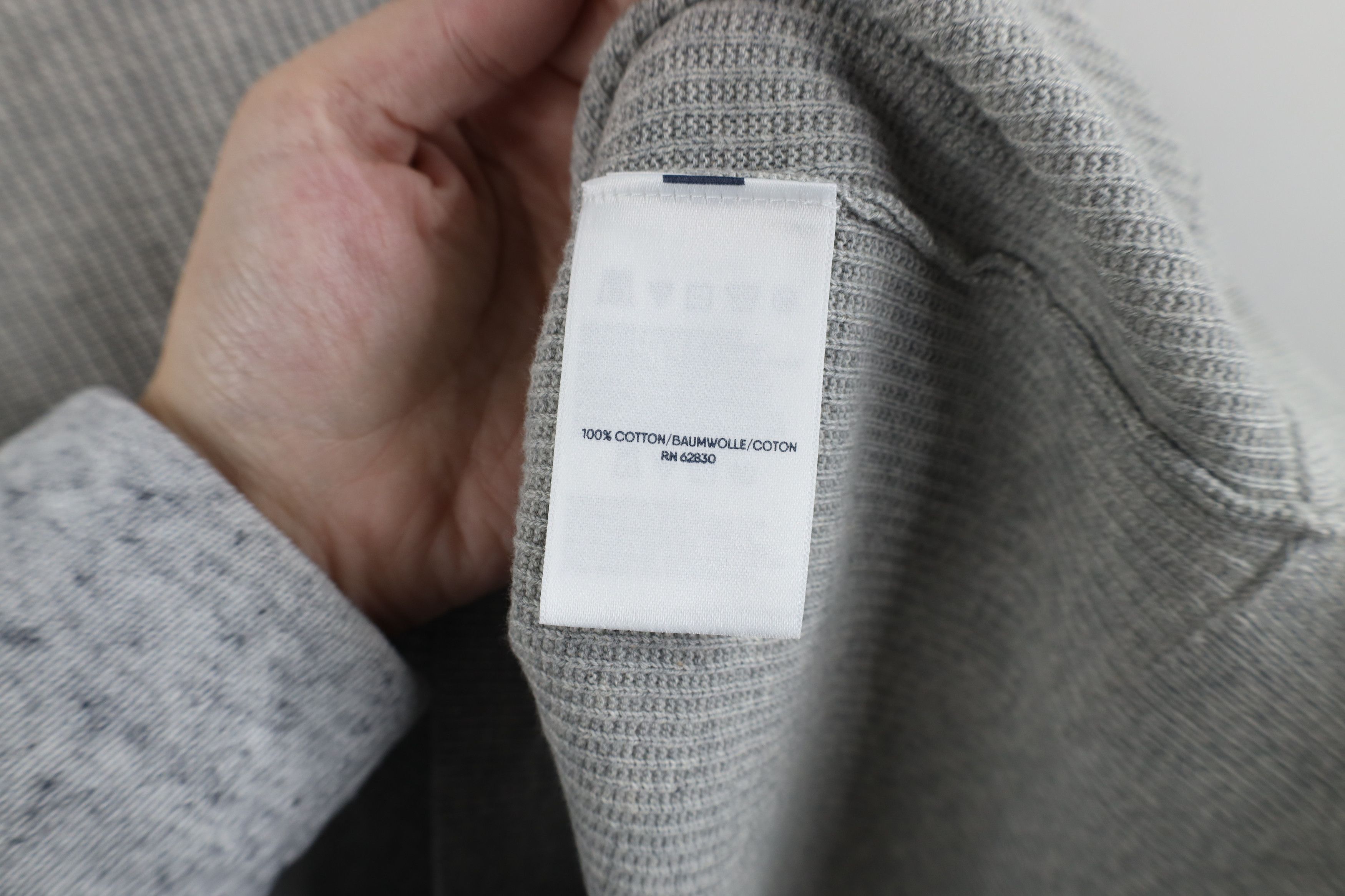 Lands' End × Vintage Vintage Lands End Blank Cotton Ribbed Knit Sweater Vest Gray Size XXL / US 16-18 / IT 52-54 - 6 Thumbnail