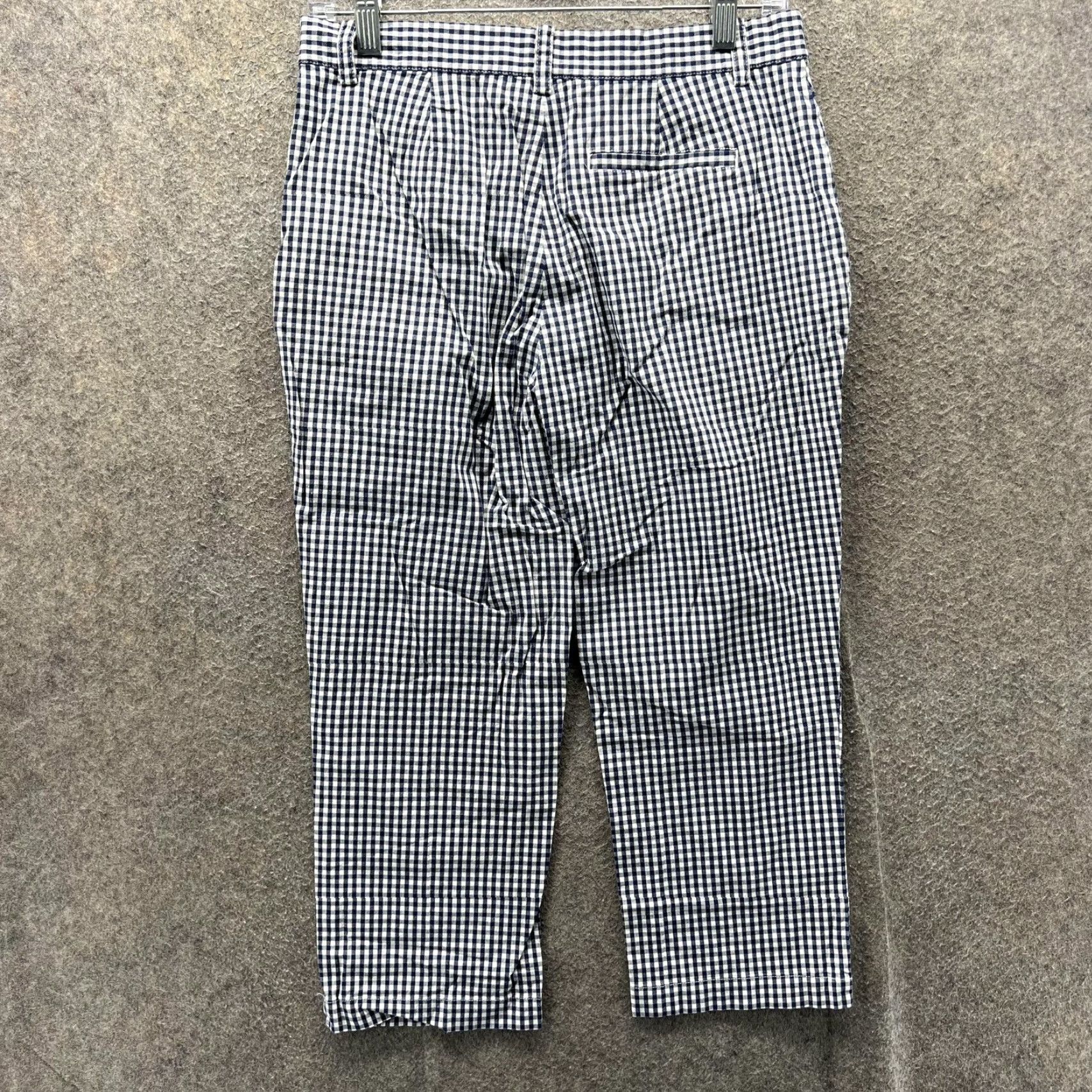 Ralph Lauren Lauren Active Ralph Lauren Pants Womens 4 Blue Check Capri Stretch Casual Size 27" / US 4 / IT 40 - 2 Thumbnail
