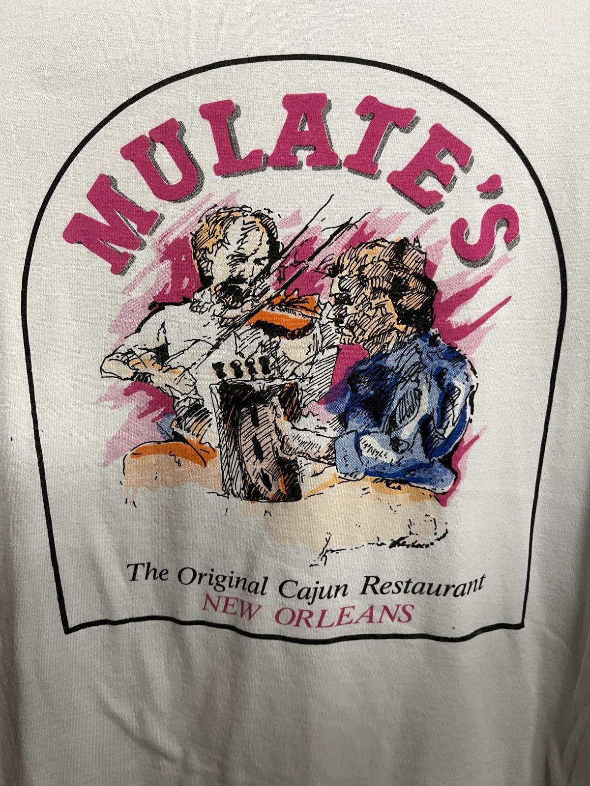 Other VTG Mulate's Restaurant T-shirt Cajun Restaurant New Orleans Size US L / EU 52-54 / 3 - 3 Thumbnail