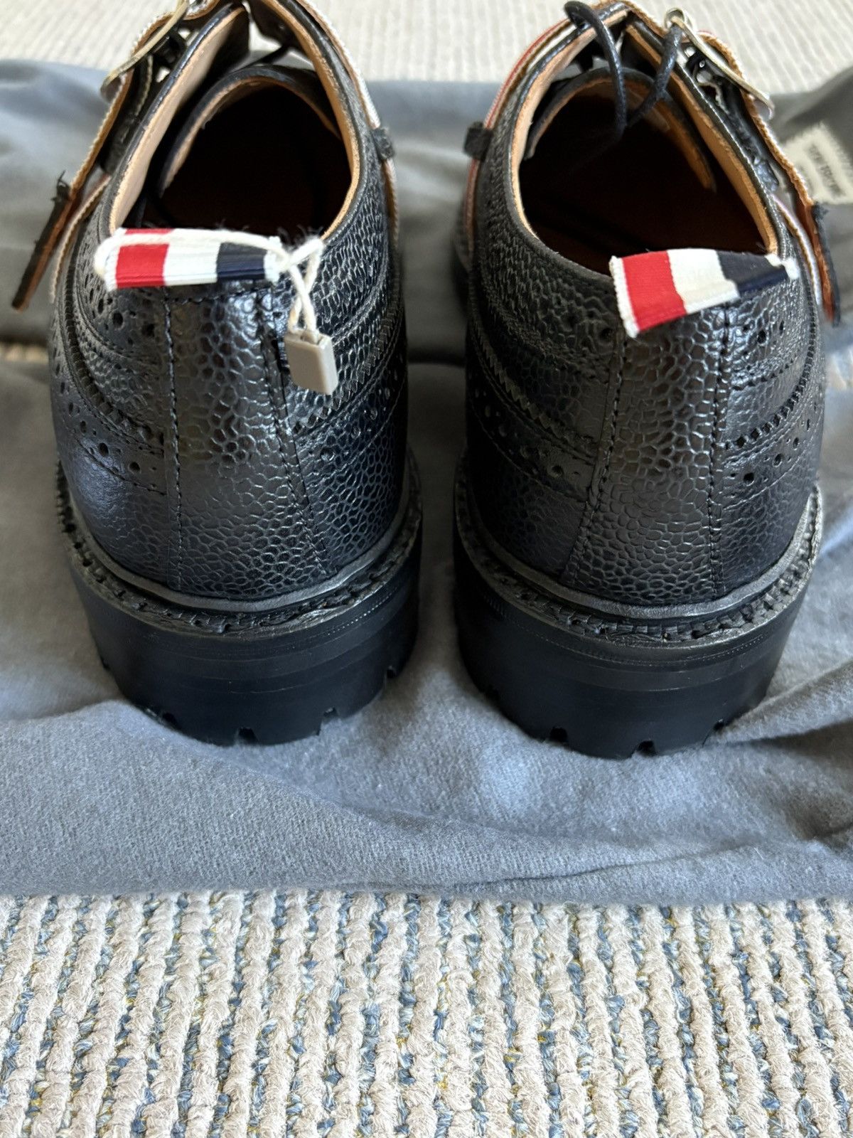 Thom Browne Classic Longwing Strap Commando Sole Brogue Size US 7 / EU 40 - 5 Thumbnail