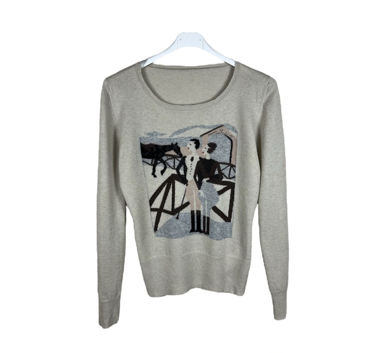 Max Mara Max Mara cashmere old money sweater riding club luxury Size M / US 6-8 / IT 42-44 - 1 Thumbnail