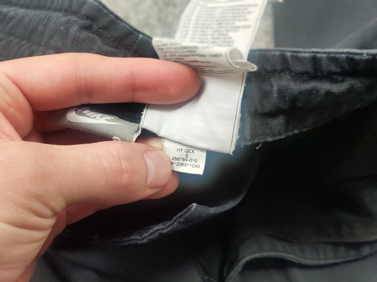 Nike Vintage NIke Black Faded Canvas Military Cargo Pants Y2K Size US 32 / EU 48 - 18 Thumbnail