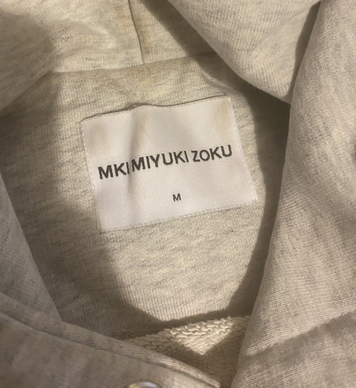Japanese Brand × Mki Miyuki Zoku MKI MIYUKI ZOKU Oversized Heavyweight Oatmeal Hoodie Size US M / EU 48-50 / 2 - 3 Thumbnail
