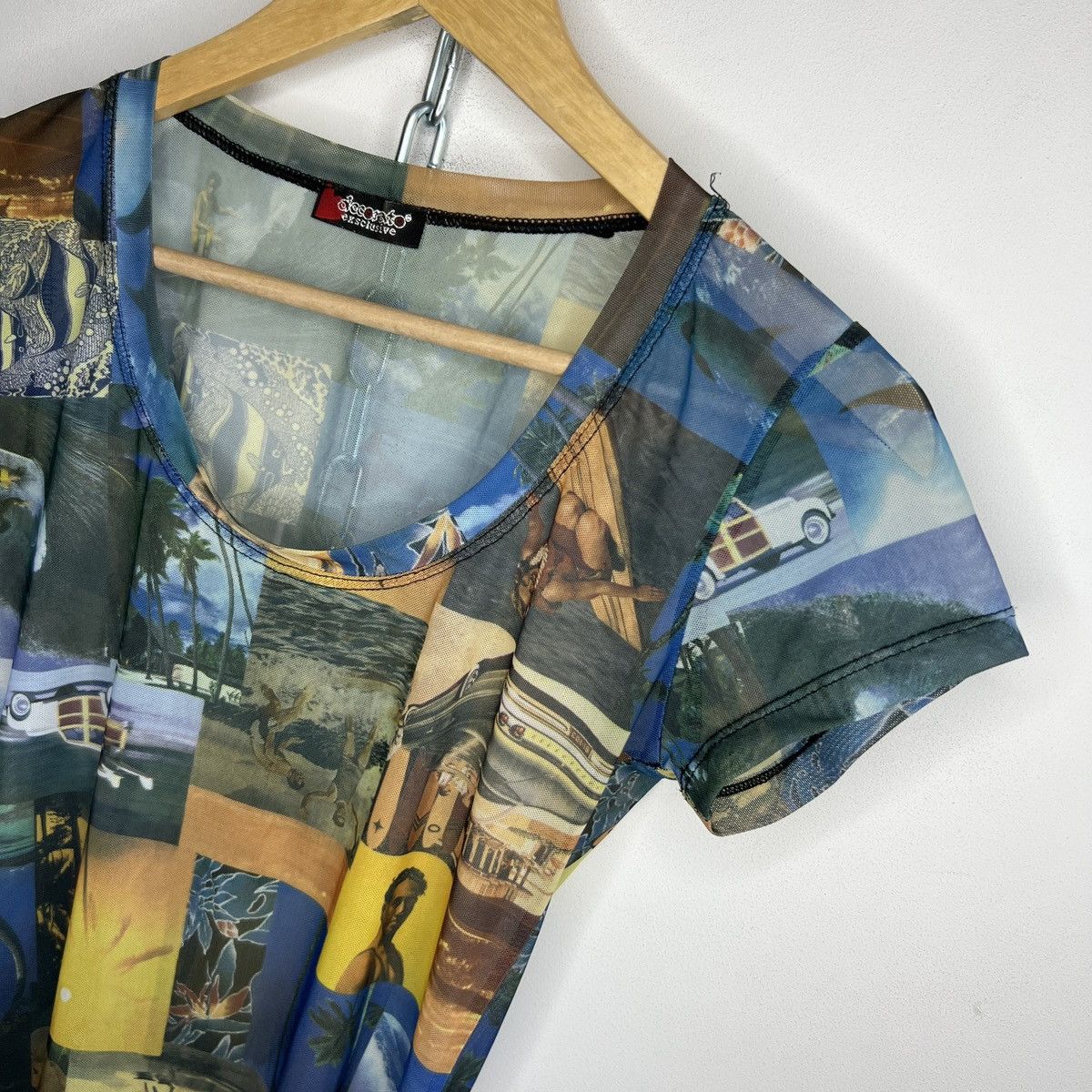 Japanese Brand × Vintage Vintage Mesh Top Miss Sixty JPG If Six Was Nine LGB Style Size S / US 4 / IT 40 - 4 Thumbnail