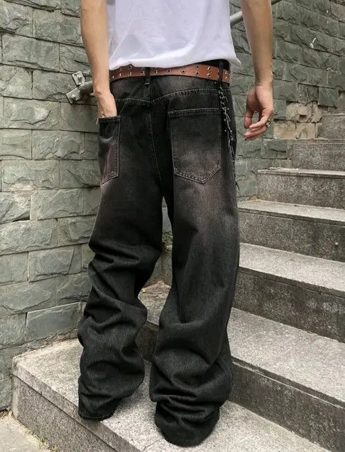 VIBE Distressed Solid Color Jeans sh Size US 39 - 6 Thumbnail