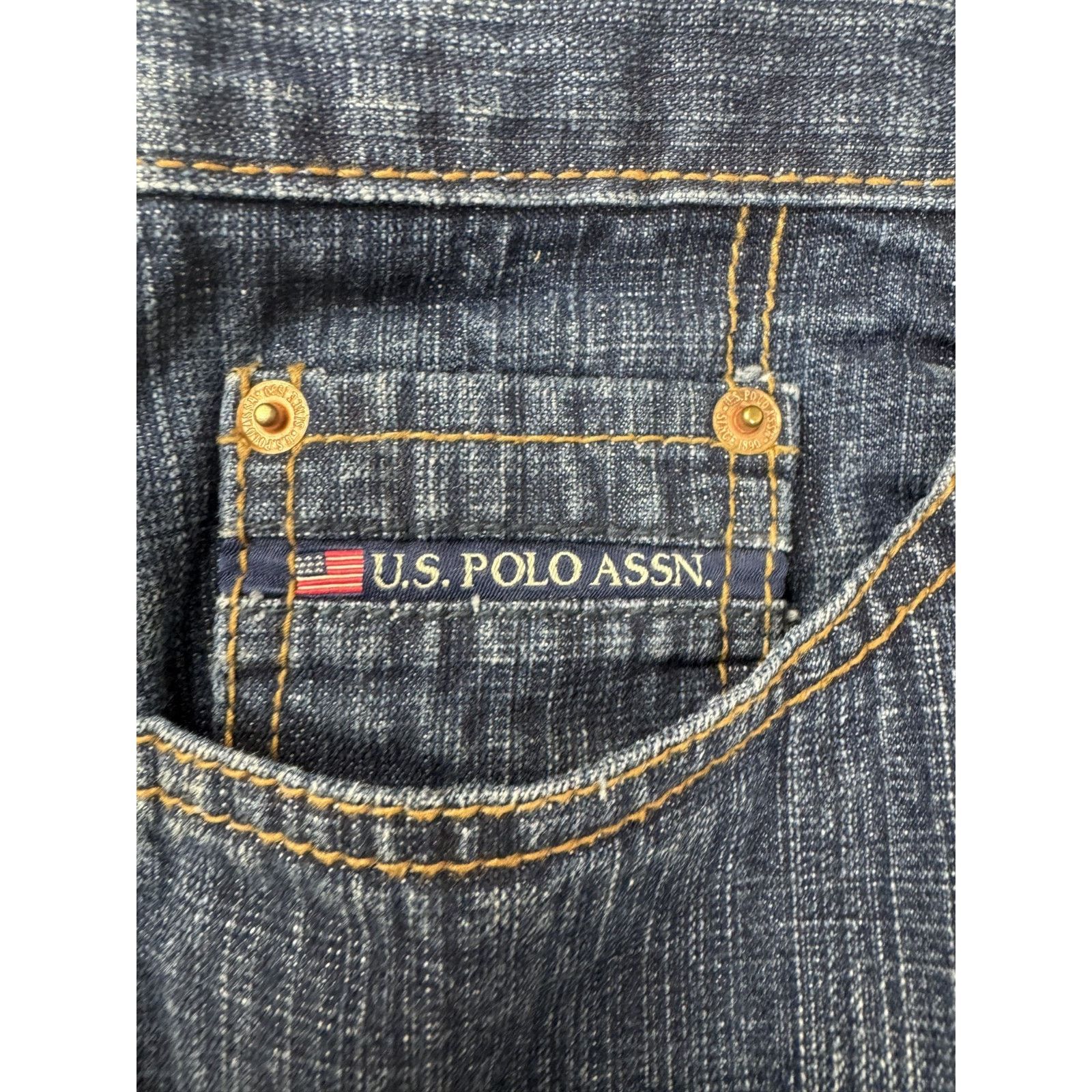 U.S. Polo Assn. Slim Straight Fit Jeans U.S. Polo Assn. Men Mid-Rise Size 31 Size US 31 - 2 Thumbnail