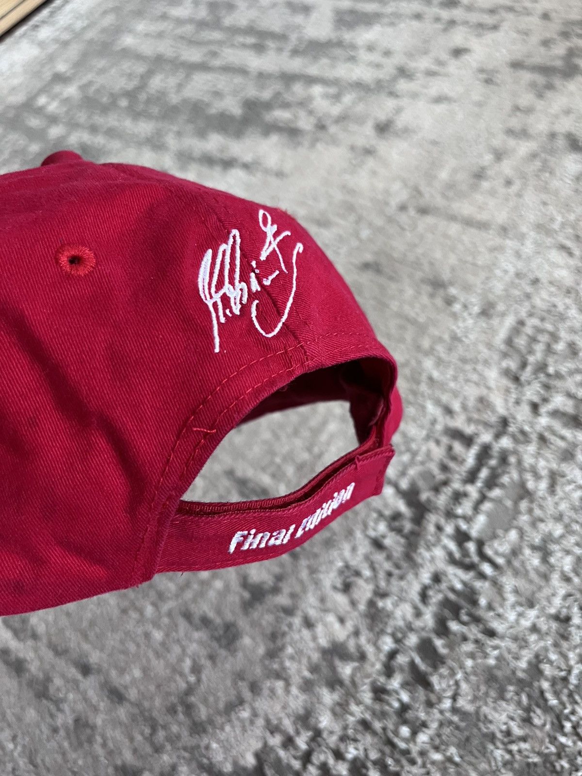 Ferrari Vintage Final Edition Michael Schumacher Formula 1 Red Cap Size ONE SIZE - 2 Thumbnail