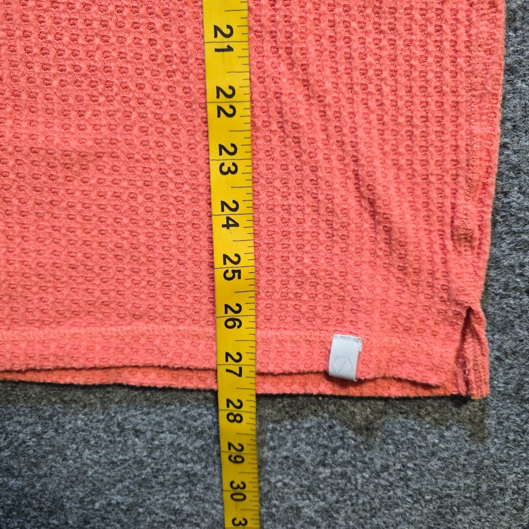 CLOT Standard Cloth Top Womens Size Small Orange Thermal Waffle Knit Capsule Casual Size S / US 4 / IT 40 - 7 Thumbnail